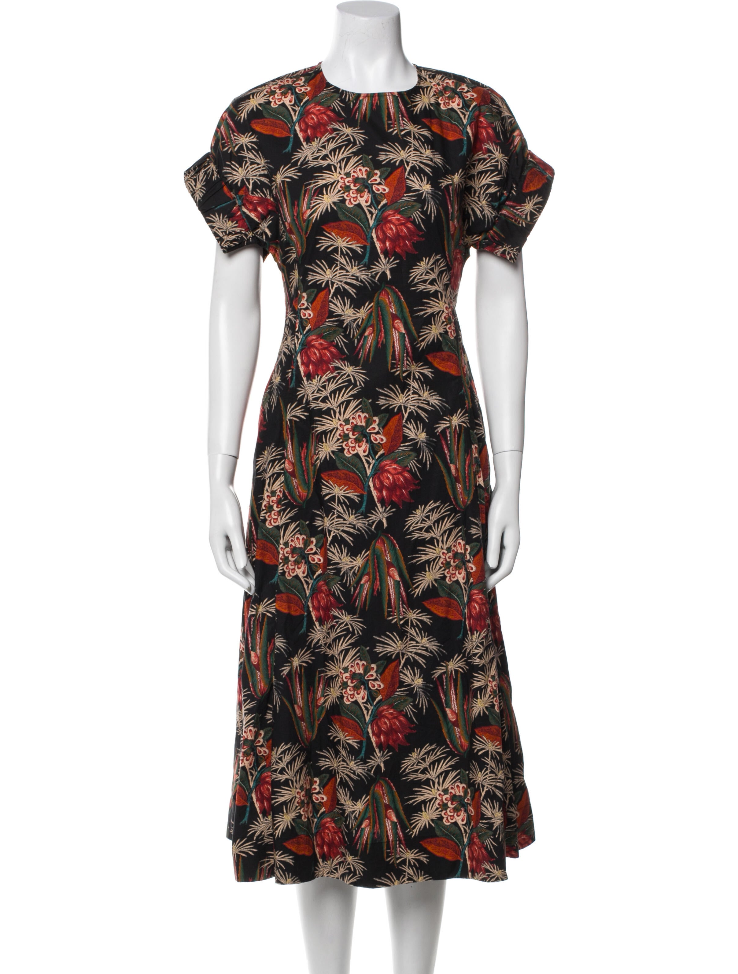 Ulla Johnson Printed Midi Length Dress