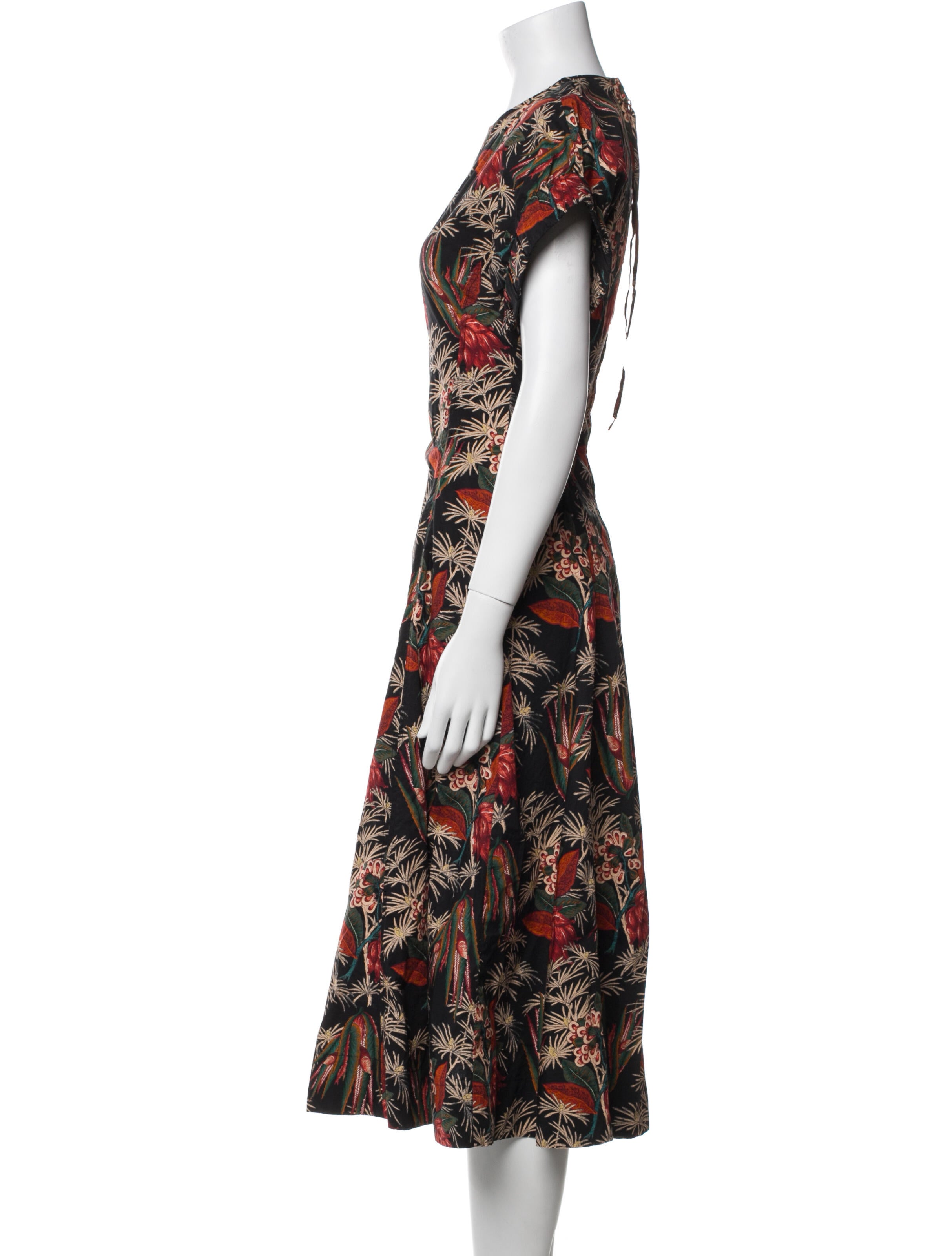 Ulla Johnson Printed Midi Length Dress