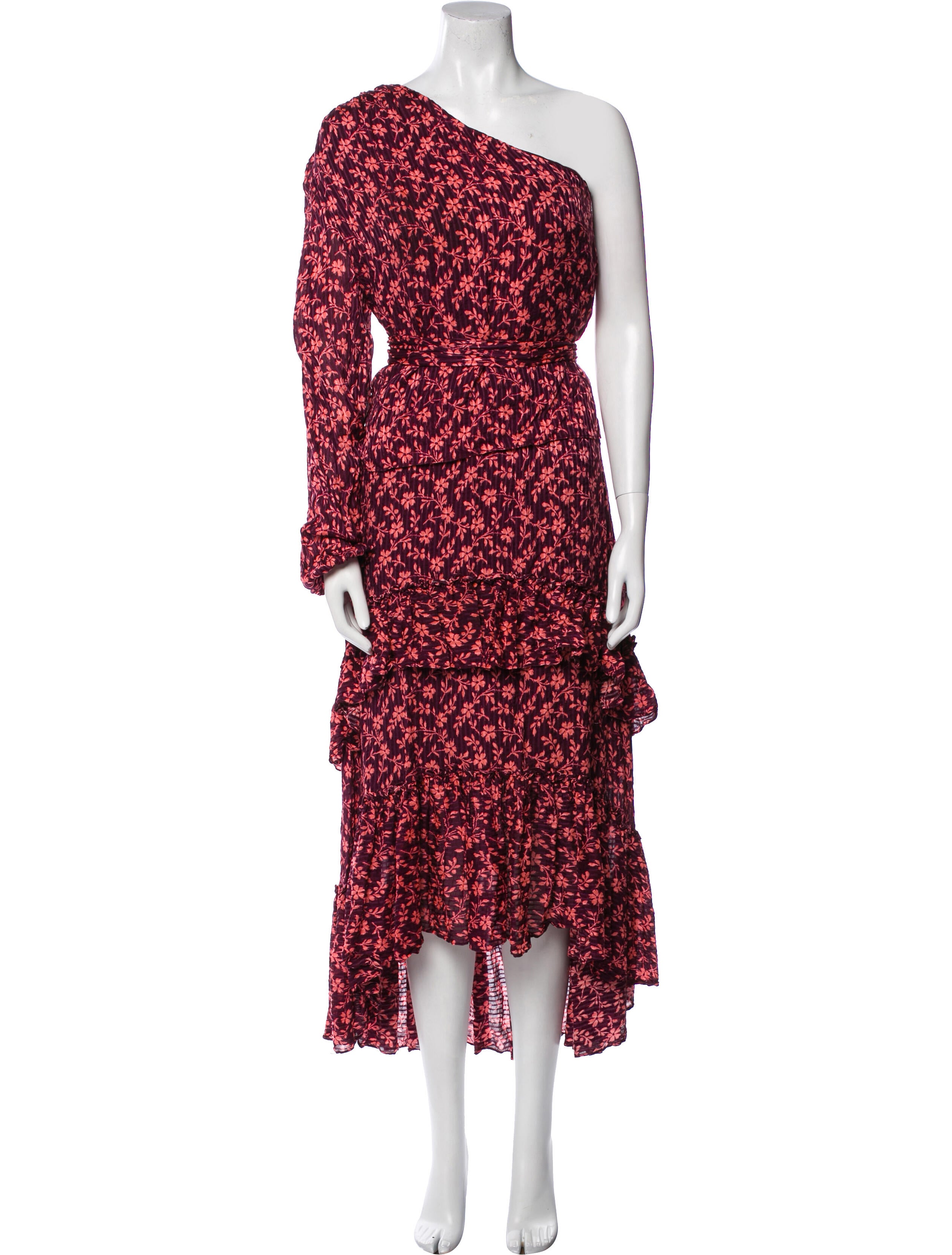 Ulla Johnson Floral Print Ruffle Embellishment Skirt Set