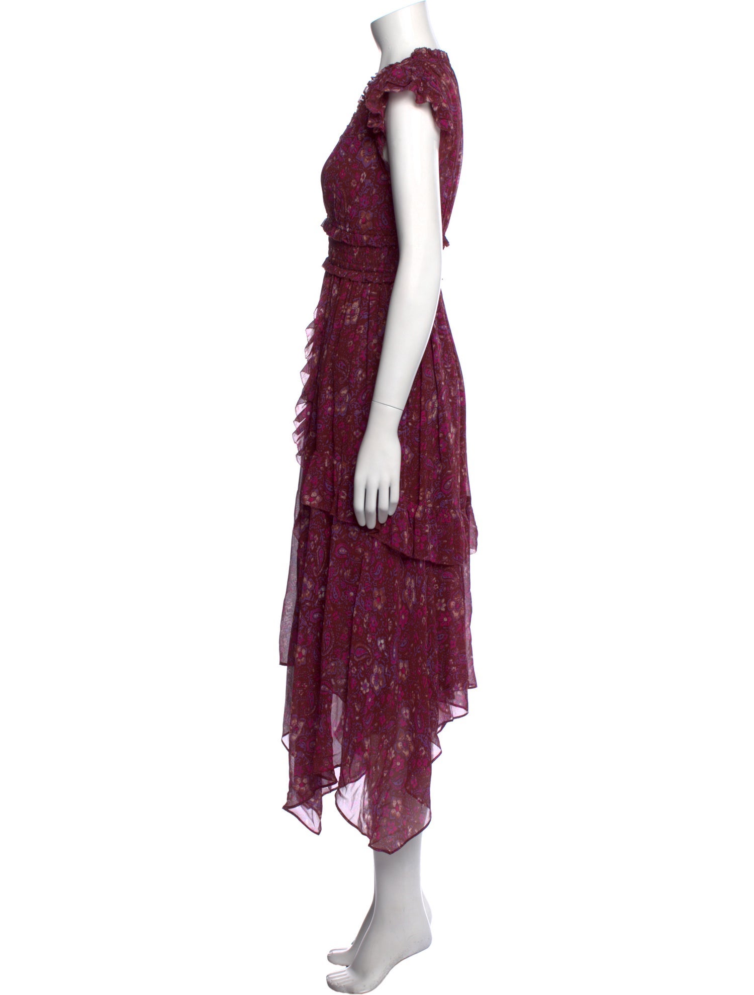 Ulla Johnson Silk Midi Length Dress