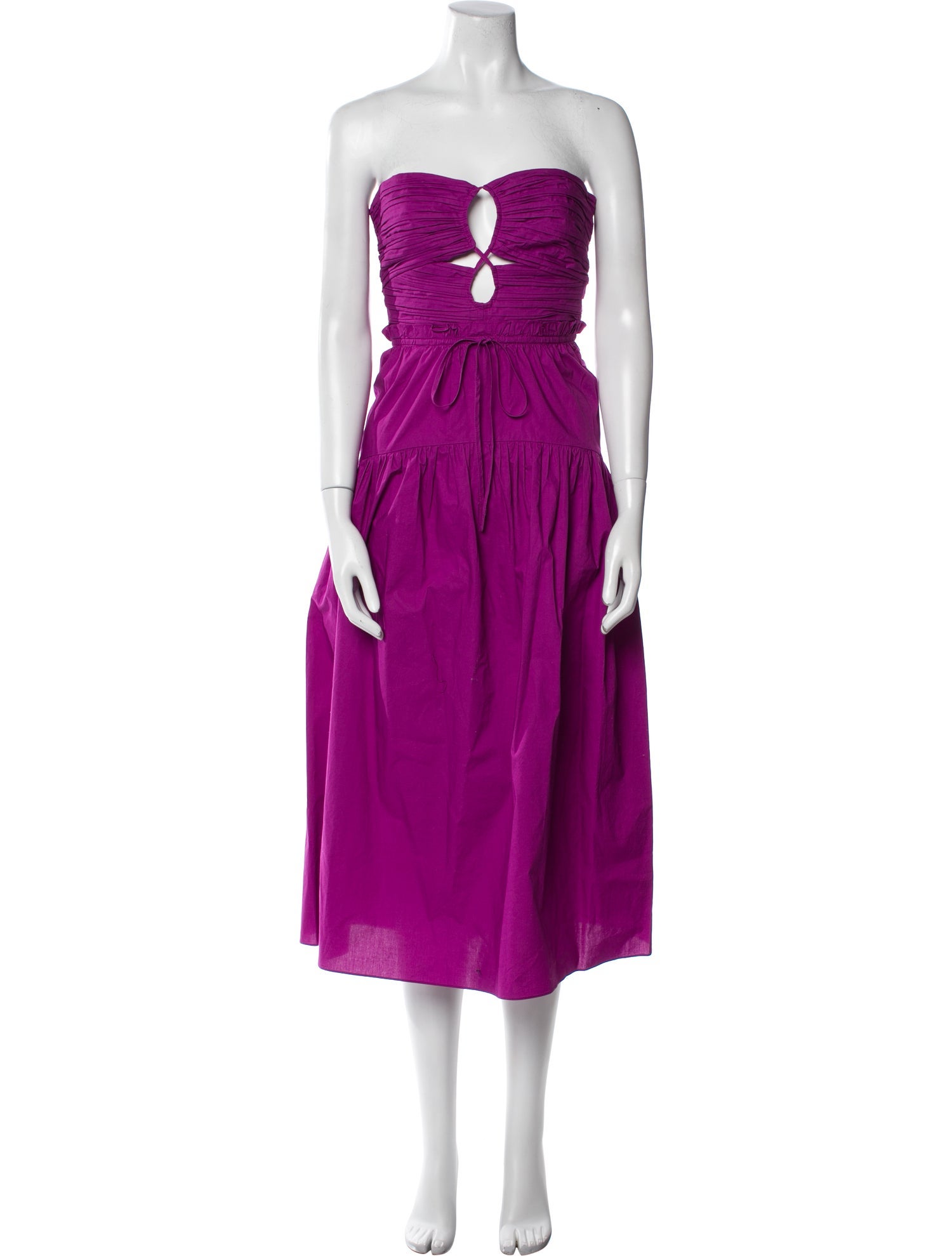 Ulla Johnson Strapless Knee-Length Dress