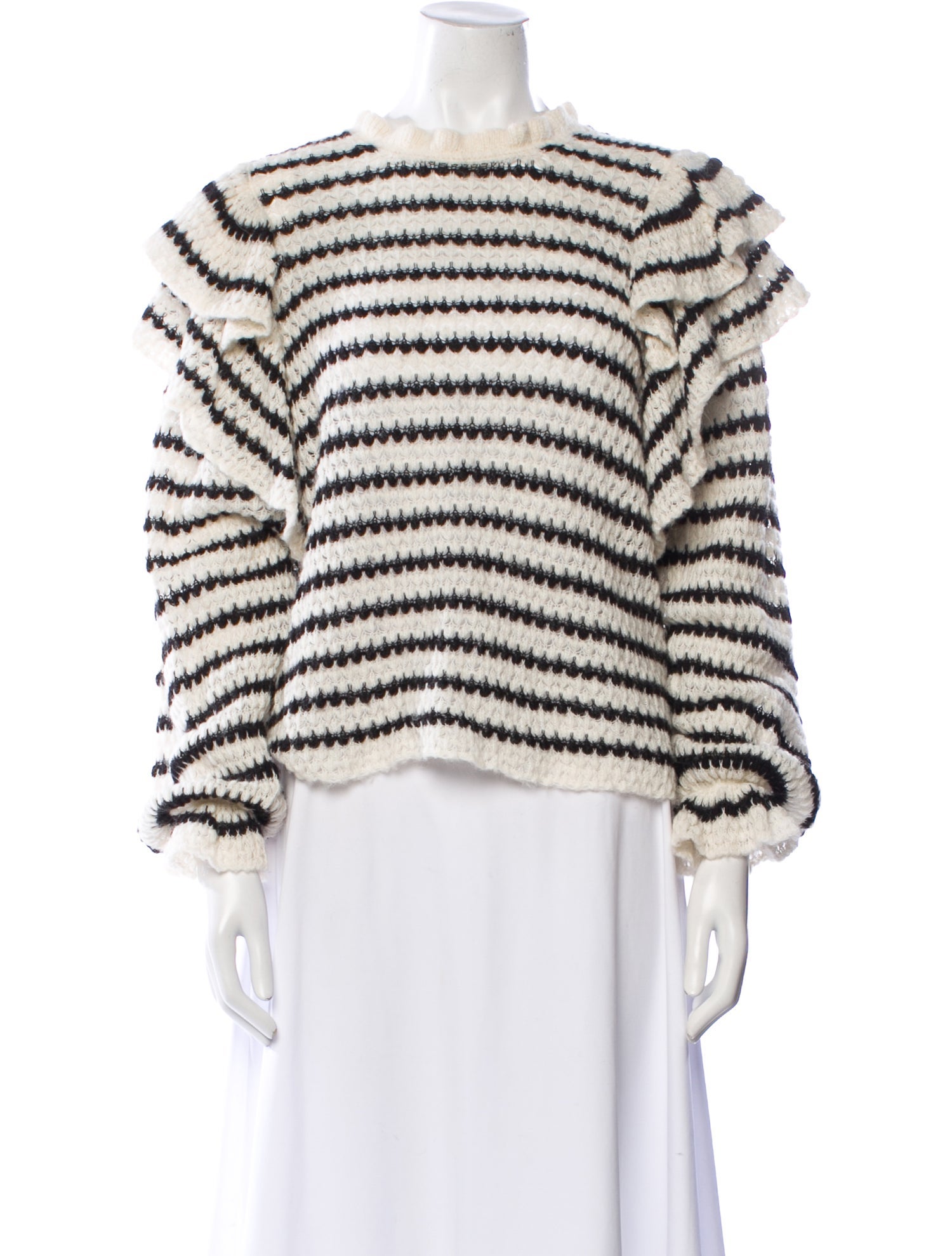 Ulla Johnson Striped Crew Neck Sweater