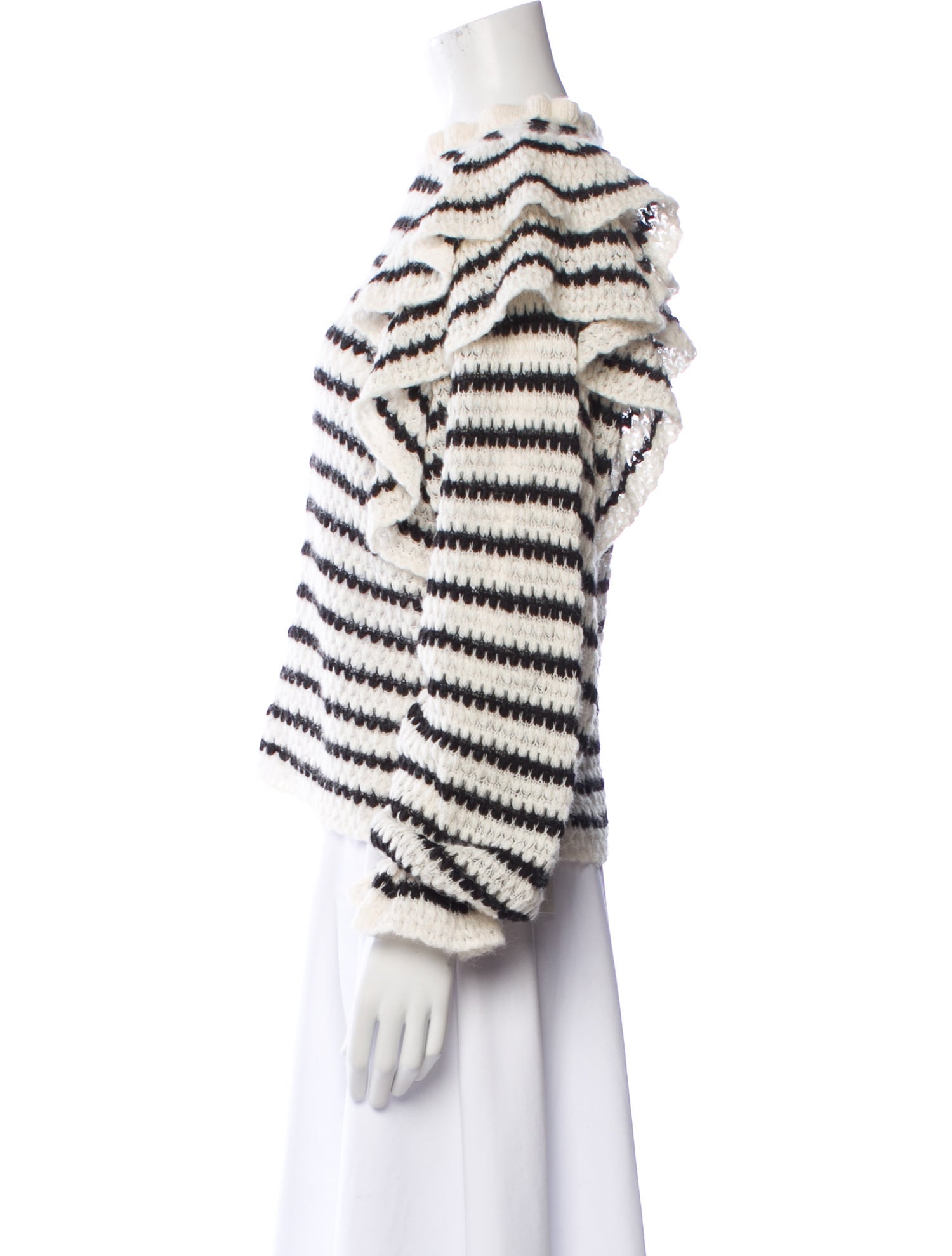 Ulla Johnson Striped Crew Neck Sweater