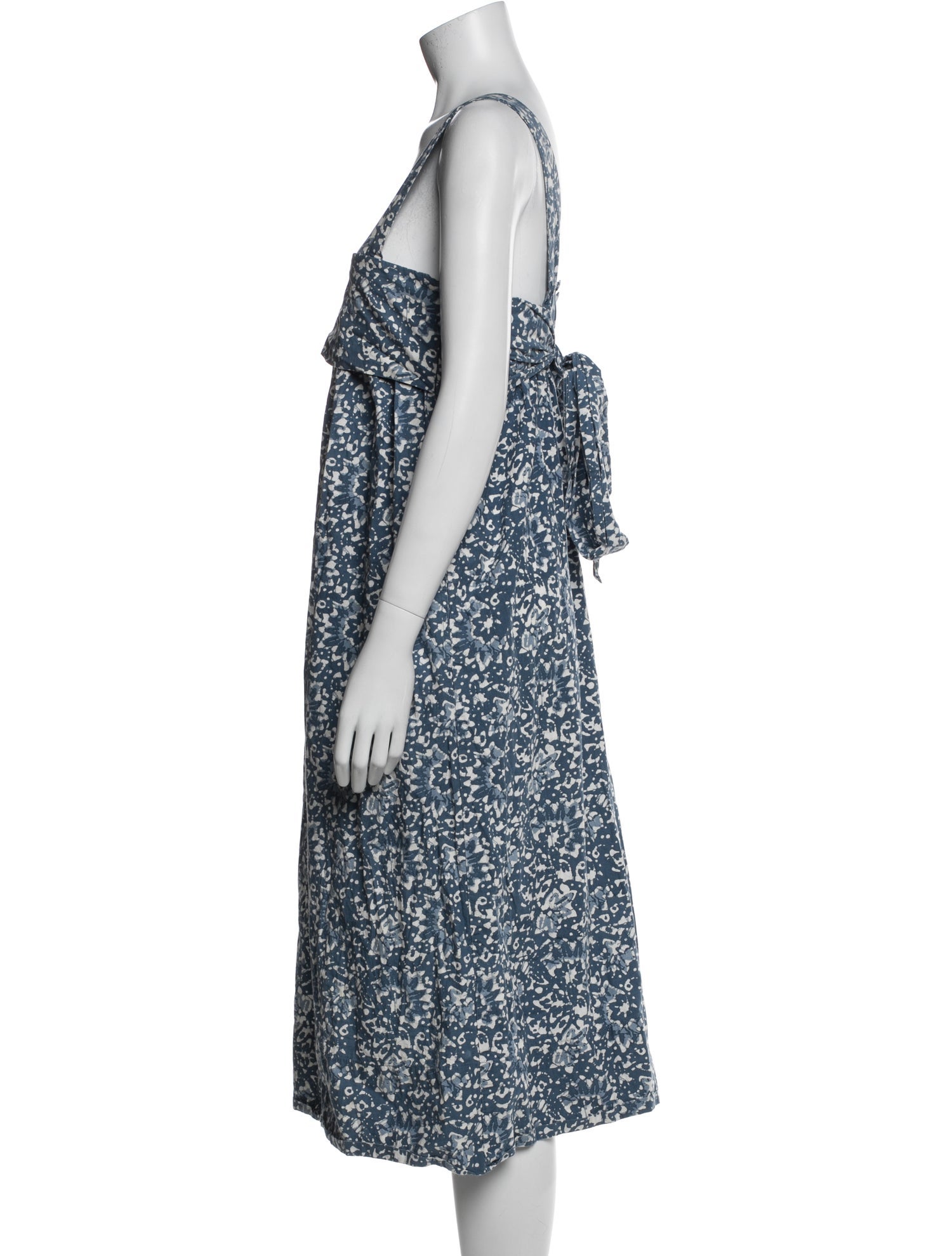 Ulla Johnson Printed Square Neckline Jumpsuit