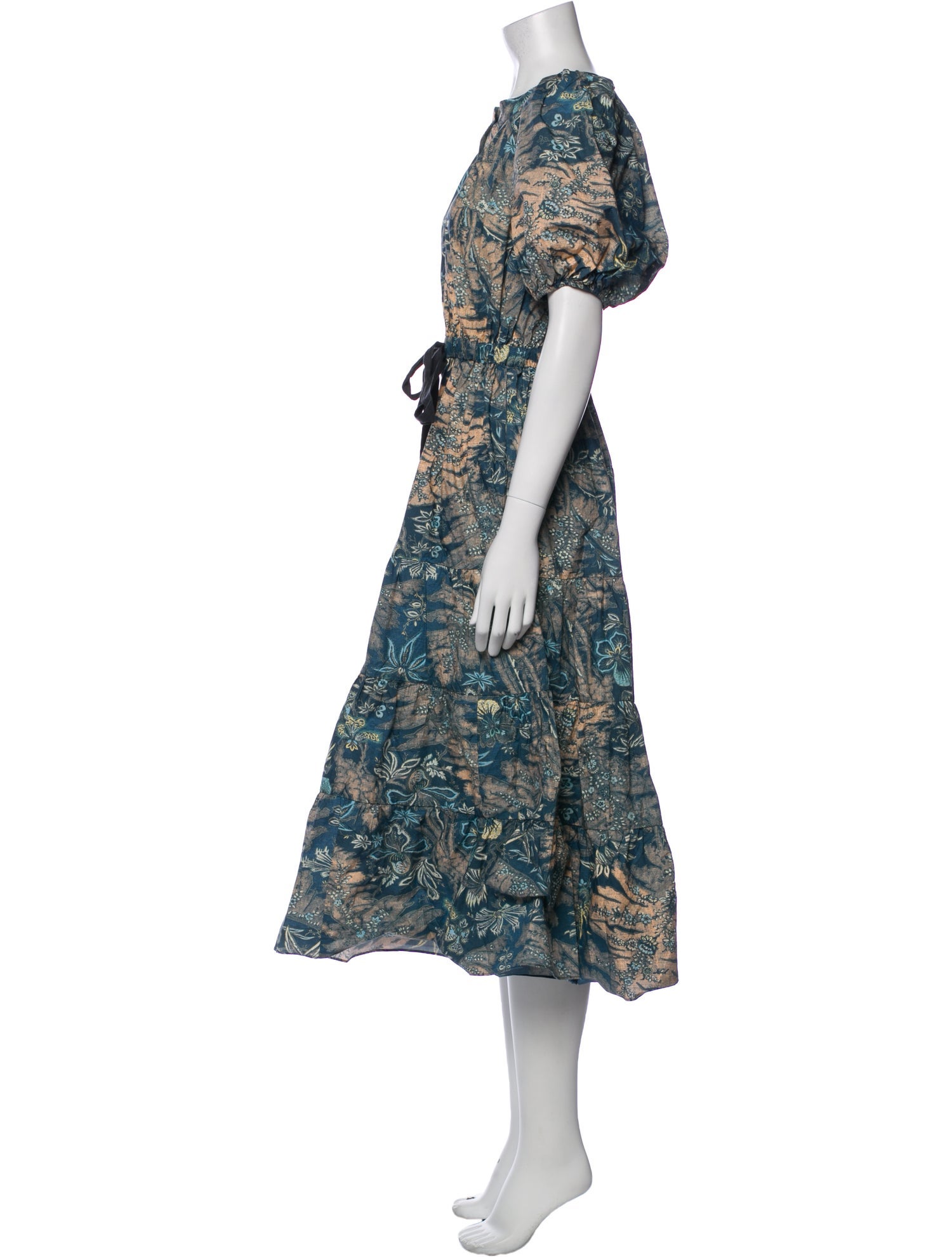 Ulla Johnson Floral Print Long Dress