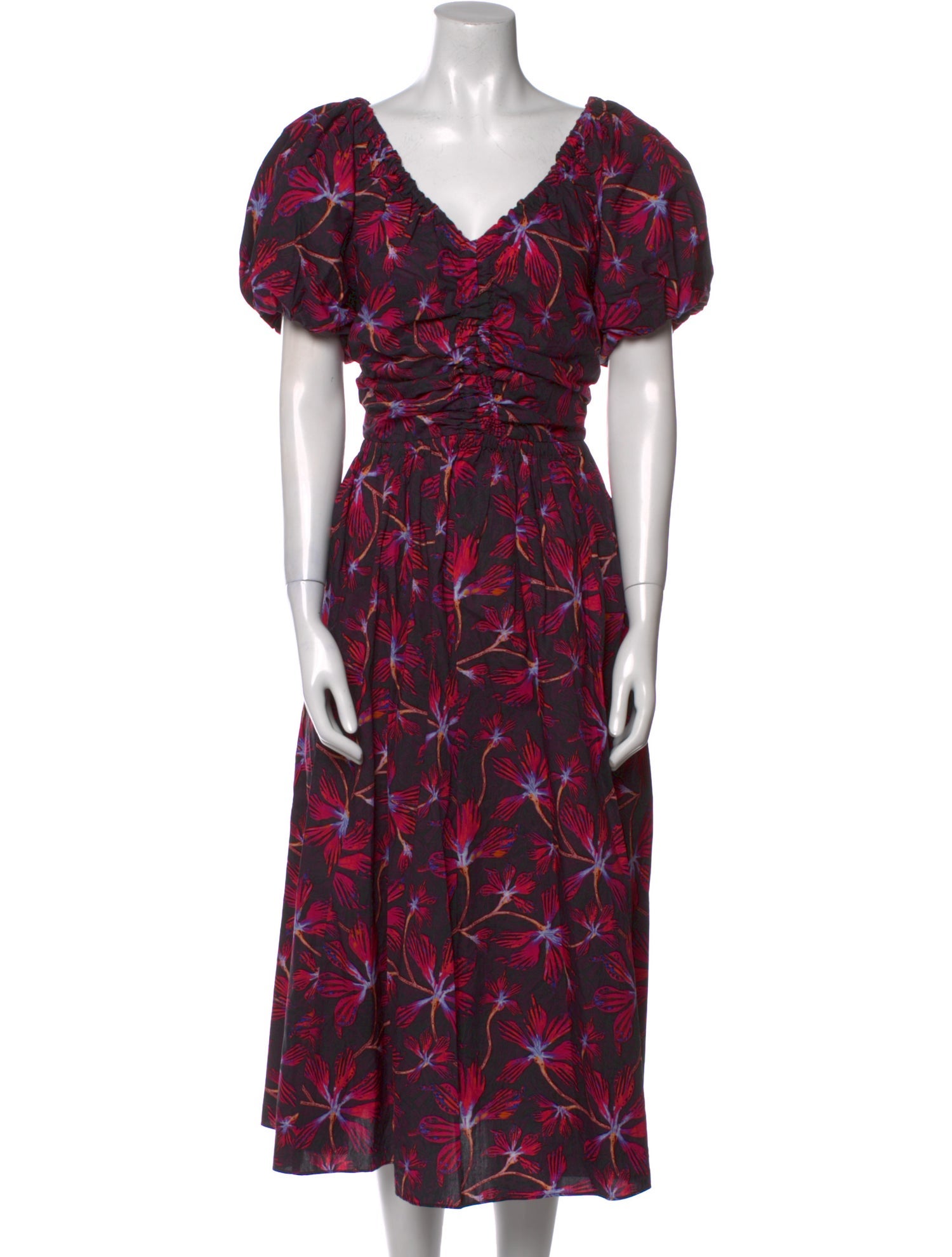 Ulla Johnson Floral Print Long Dress