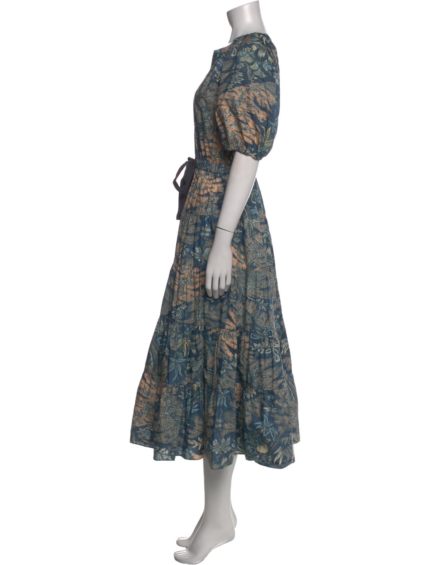 Ulla Johnson Floral Print Long Dress