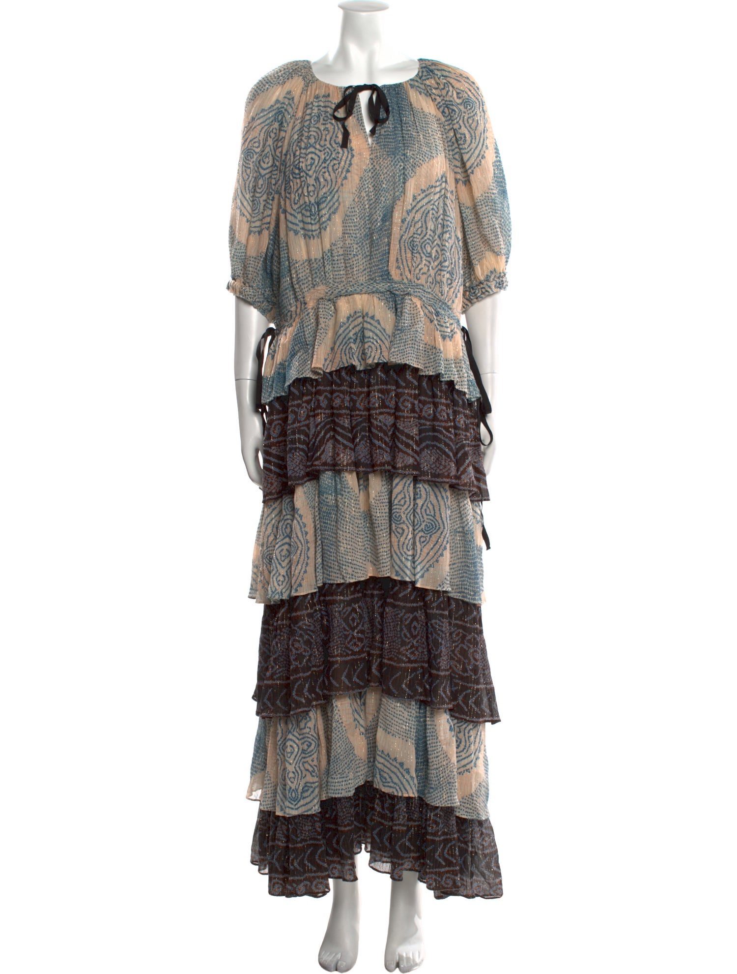 Ulla Johnson Paisley Print Long Dress