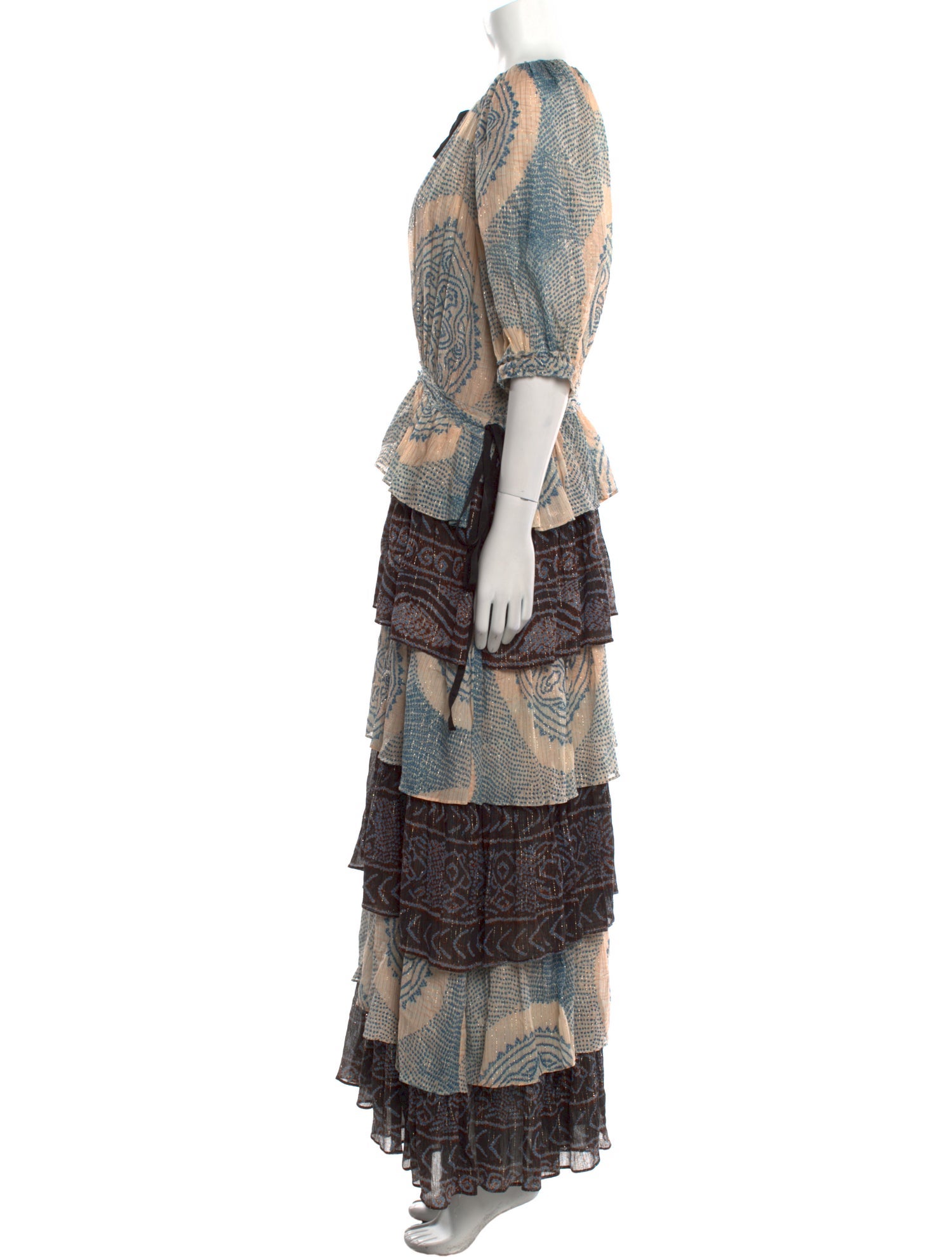 Ulla Johnson Paisley Print Long Dress