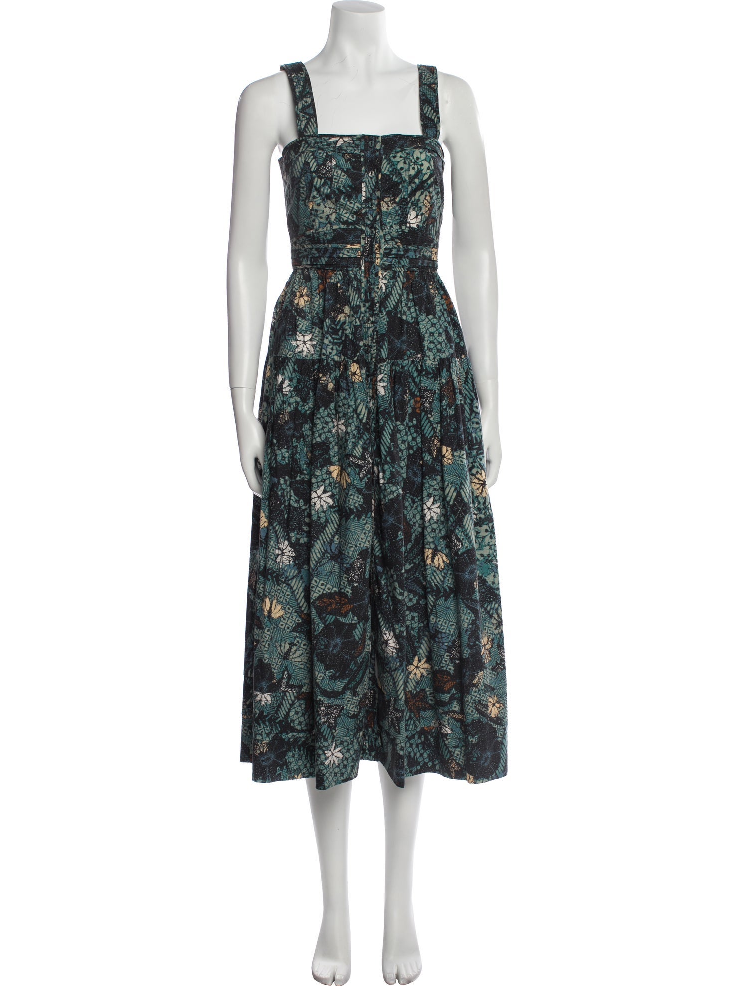 Ulla Johnson Floral Print Long Dress