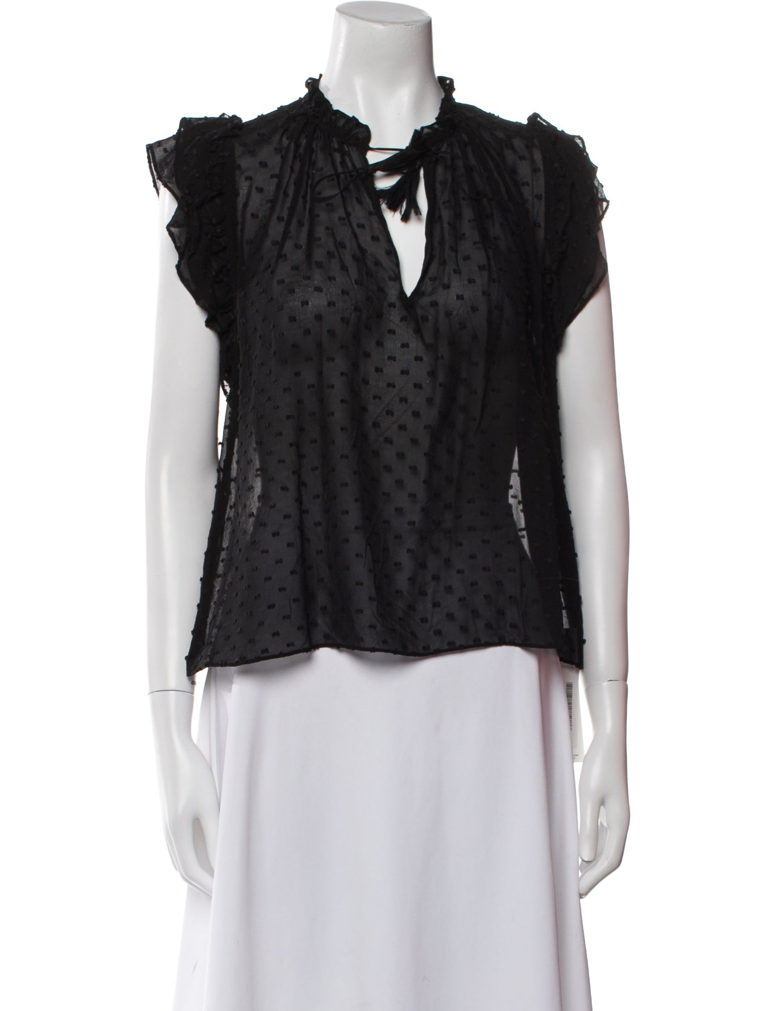 Ulla Johnson Silk V-Neck Blouse