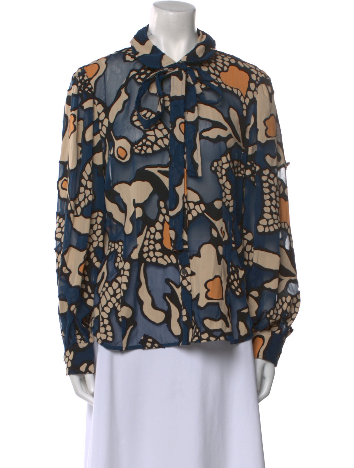 Ulla Johnson Floral Print Long Sleeve Button-Up Top