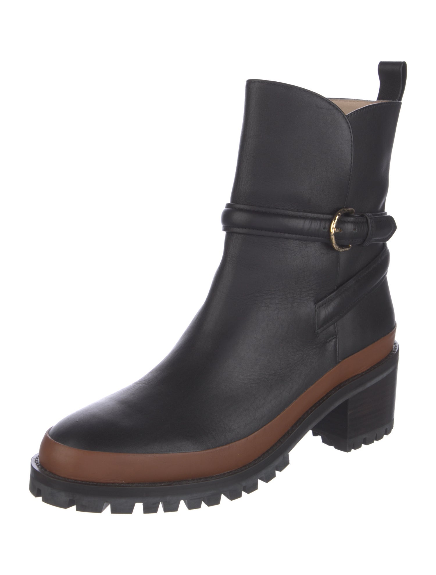 Ulla Johnson Leather Moto Boots