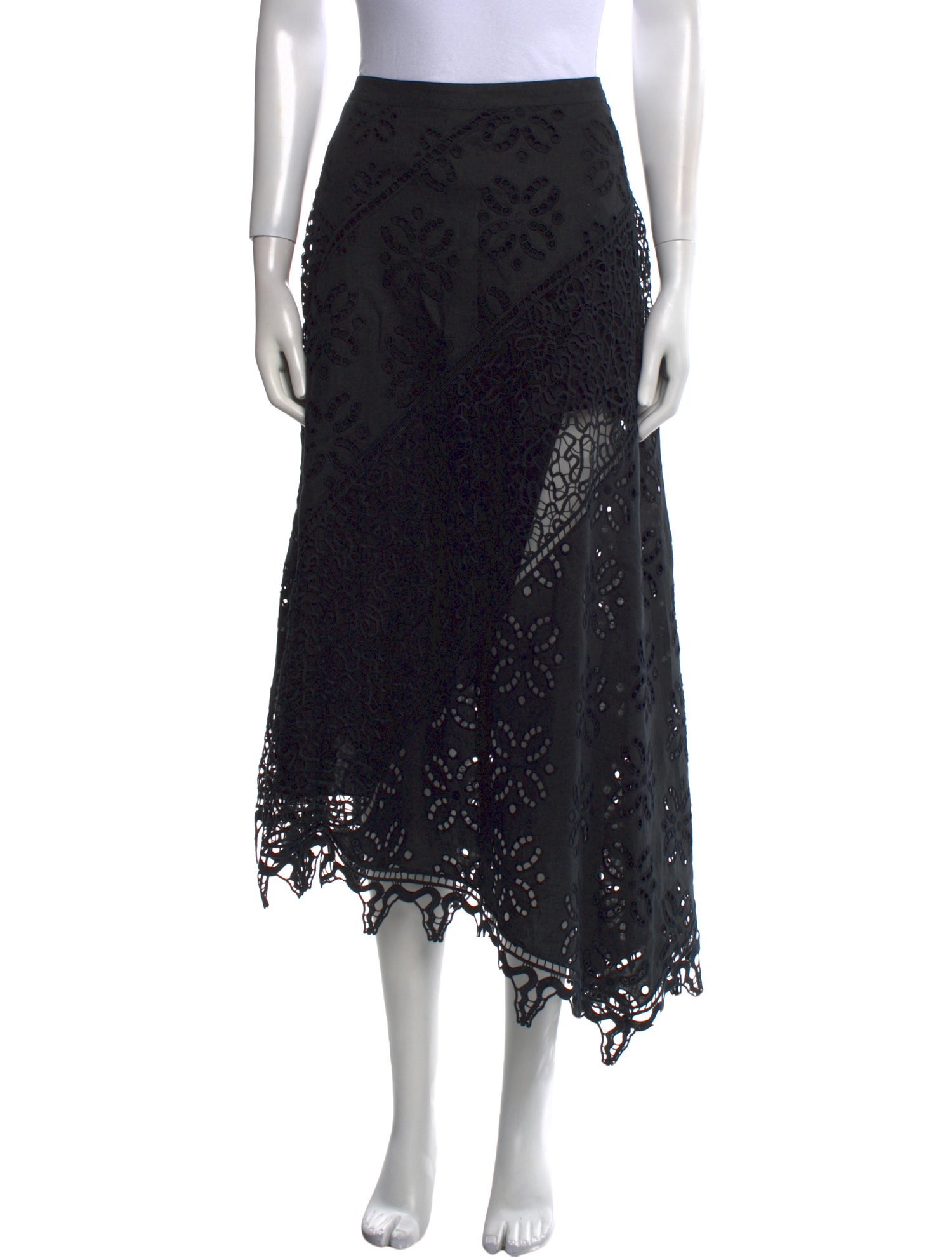 Ulla Johnson Linen Midi Length Skirt