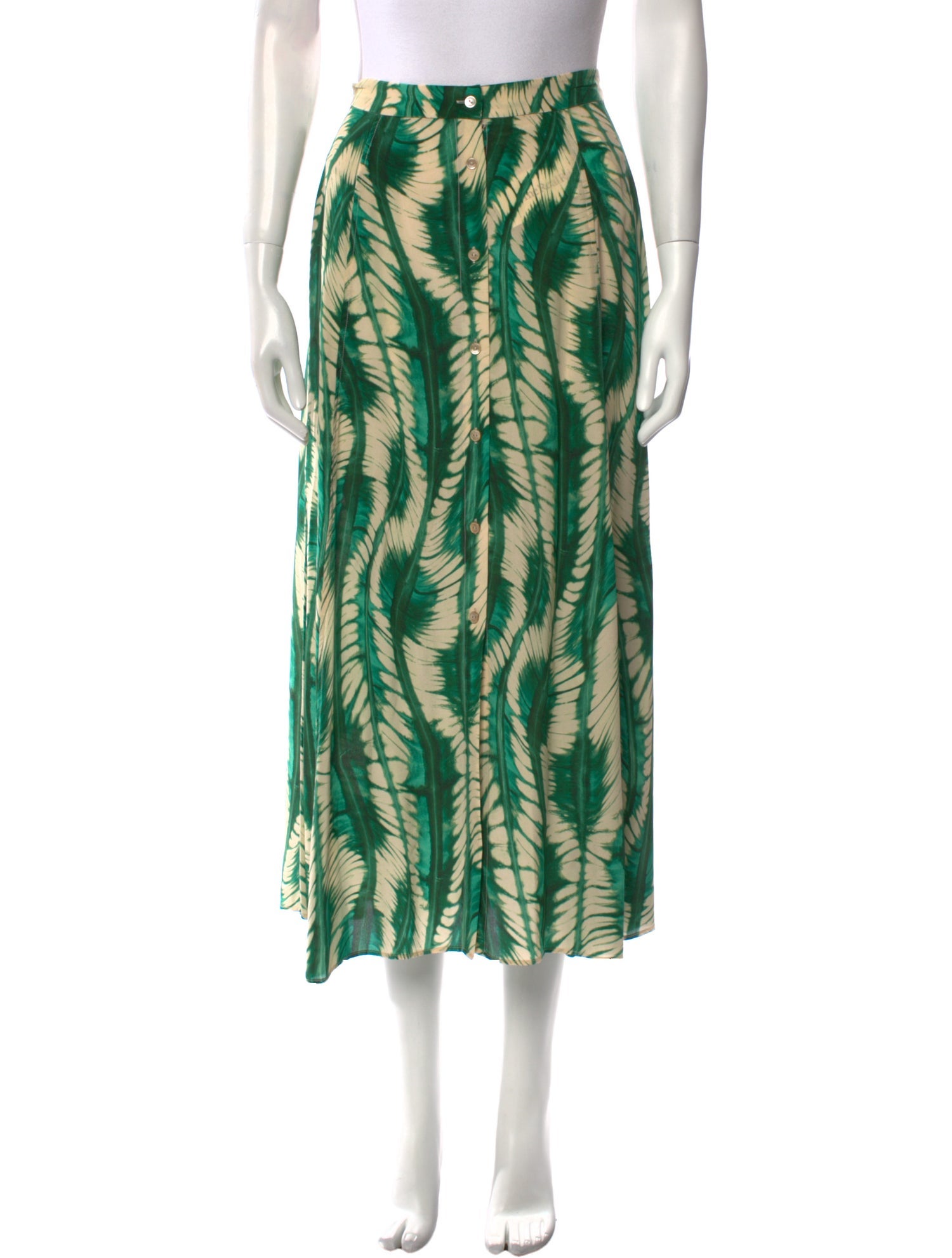 Ulla Johnson Silk Midi Length Skirt