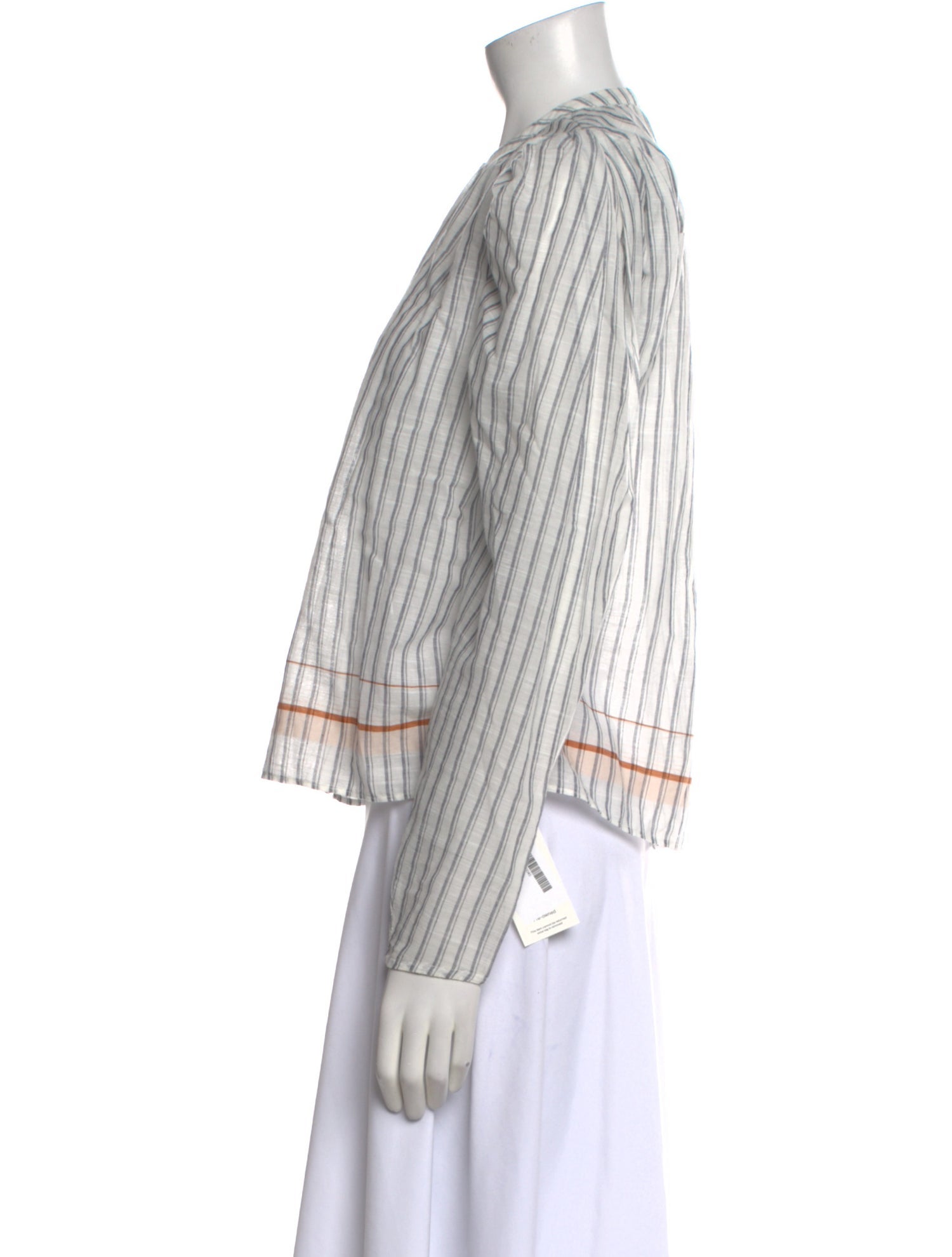Ulla Johnson Striped Crew Neck Blouse