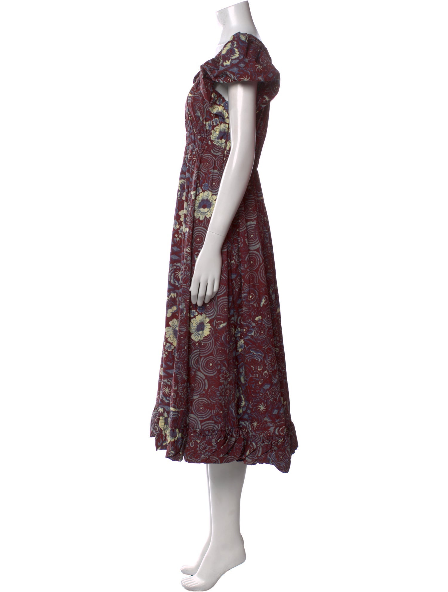 Ulla Johnson Floral Print Long Dress w/ Tags