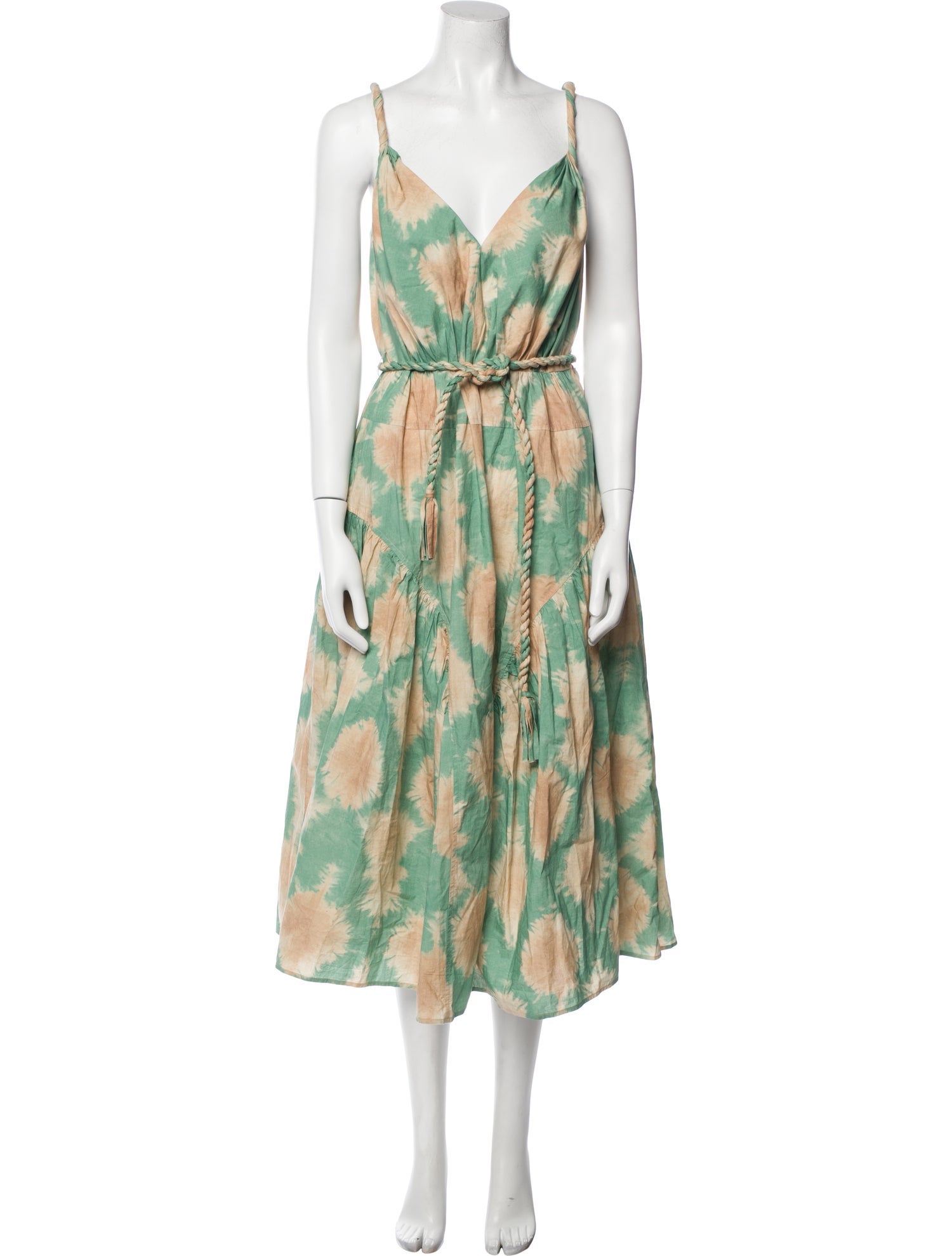 Ulla Johnson Floral Print Midi Length Dress