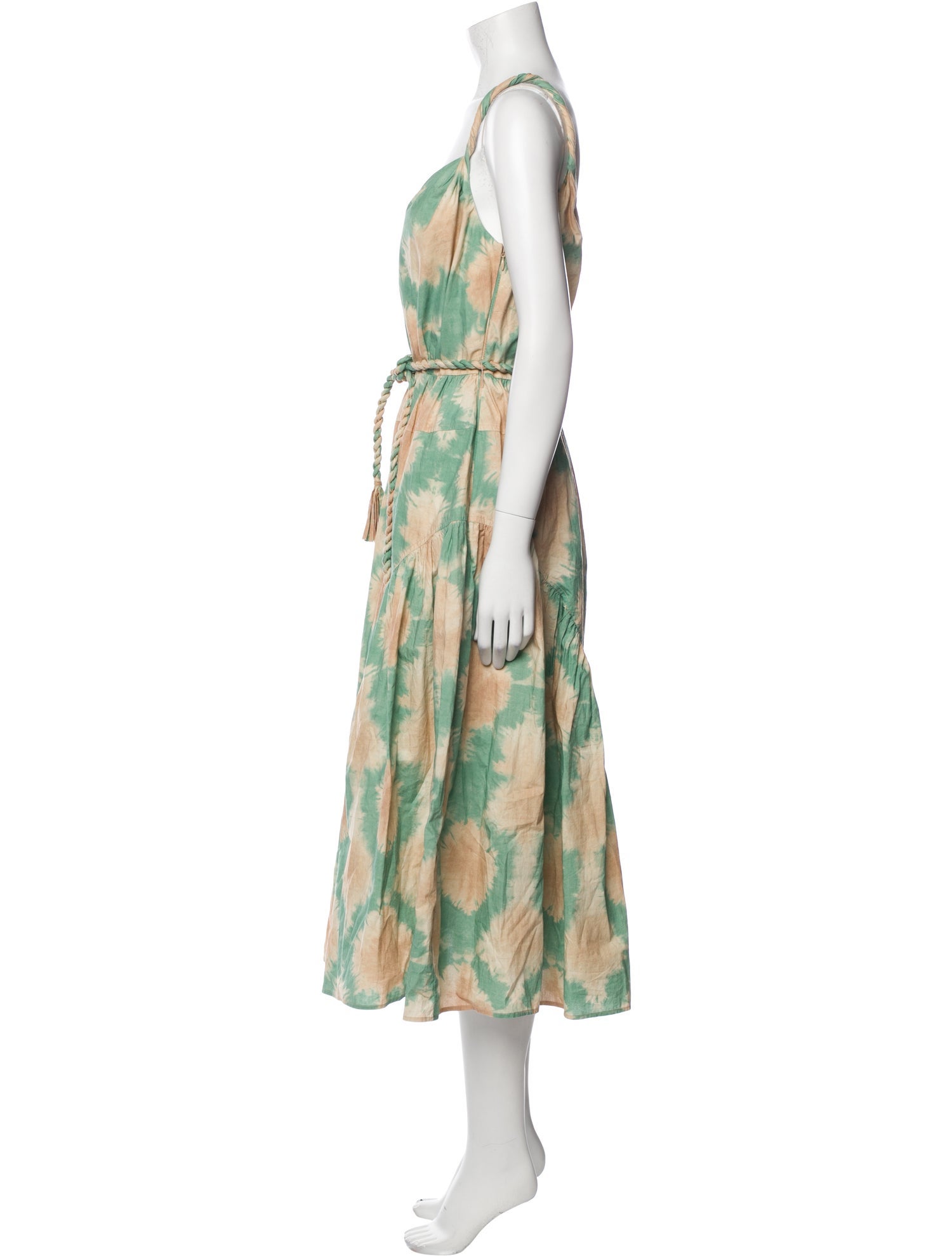Ulla Johnson Floral Print Midi Length Dress