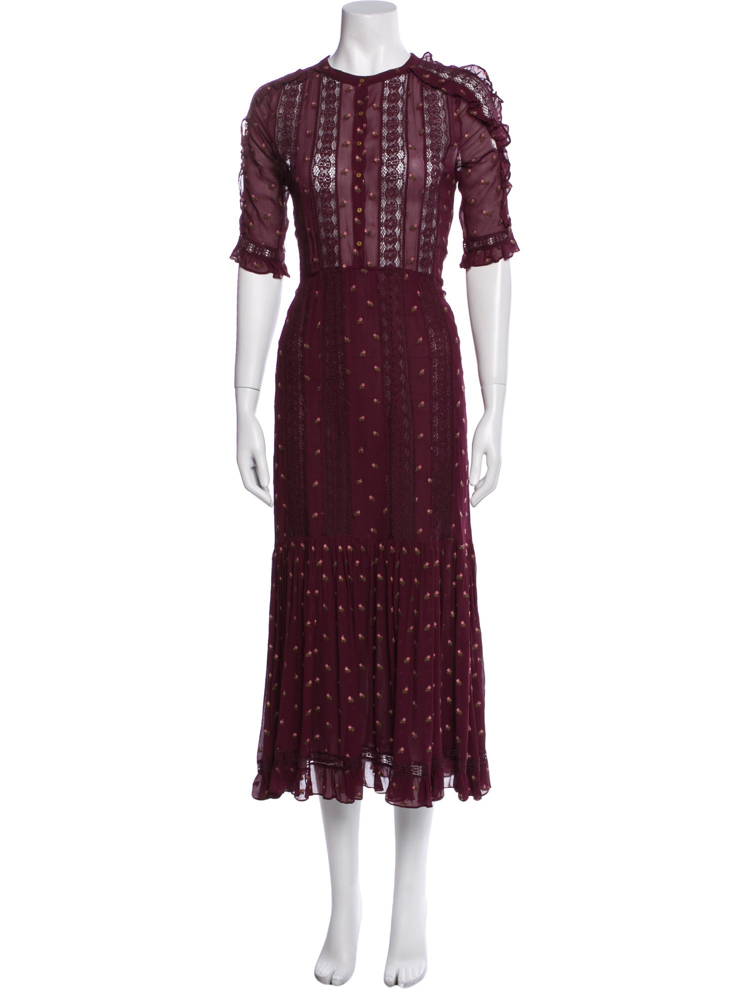 Ulla Johnson Printed Midi Length Dress