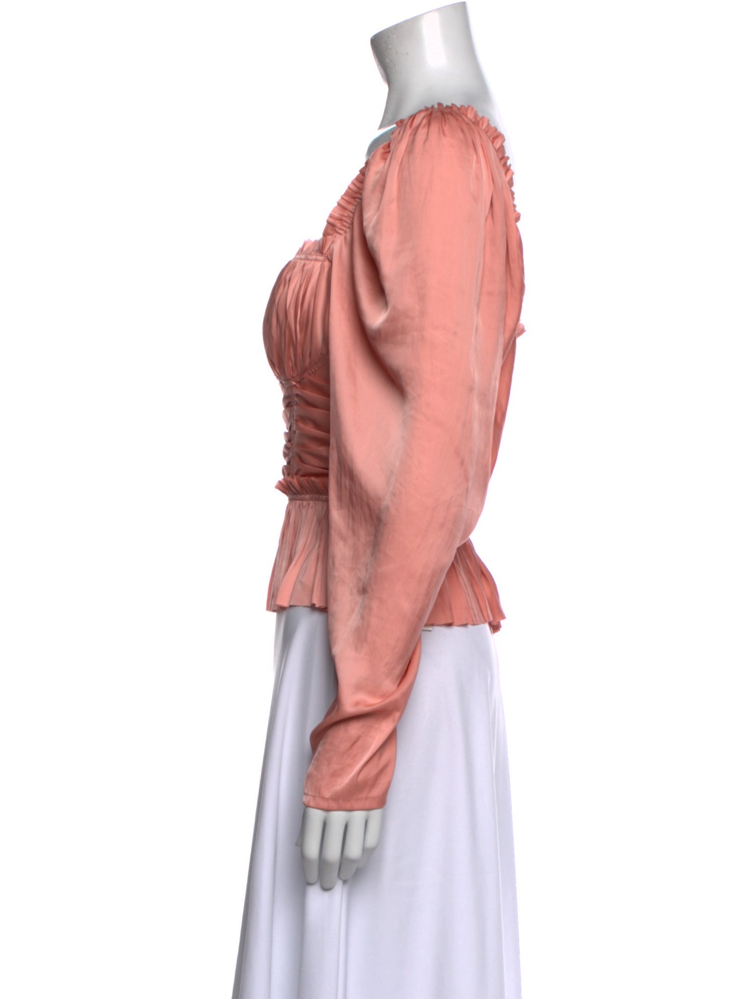 Ulla Johnson Square Neckline Long Sleeve Blouse