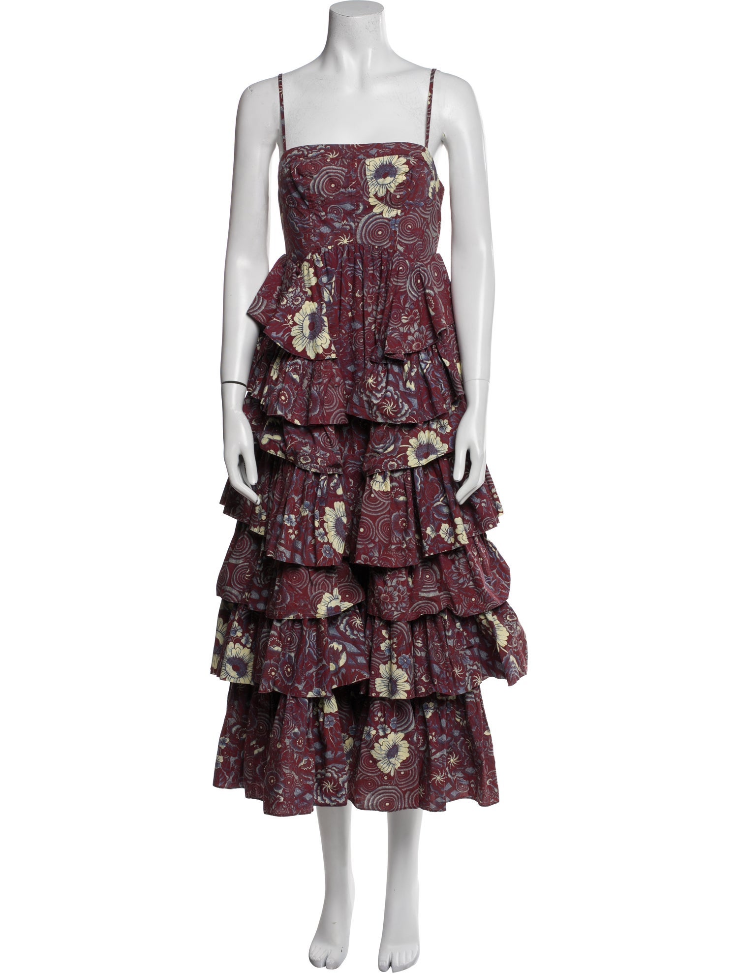 Ulla Johnson Floral Print Long Dress