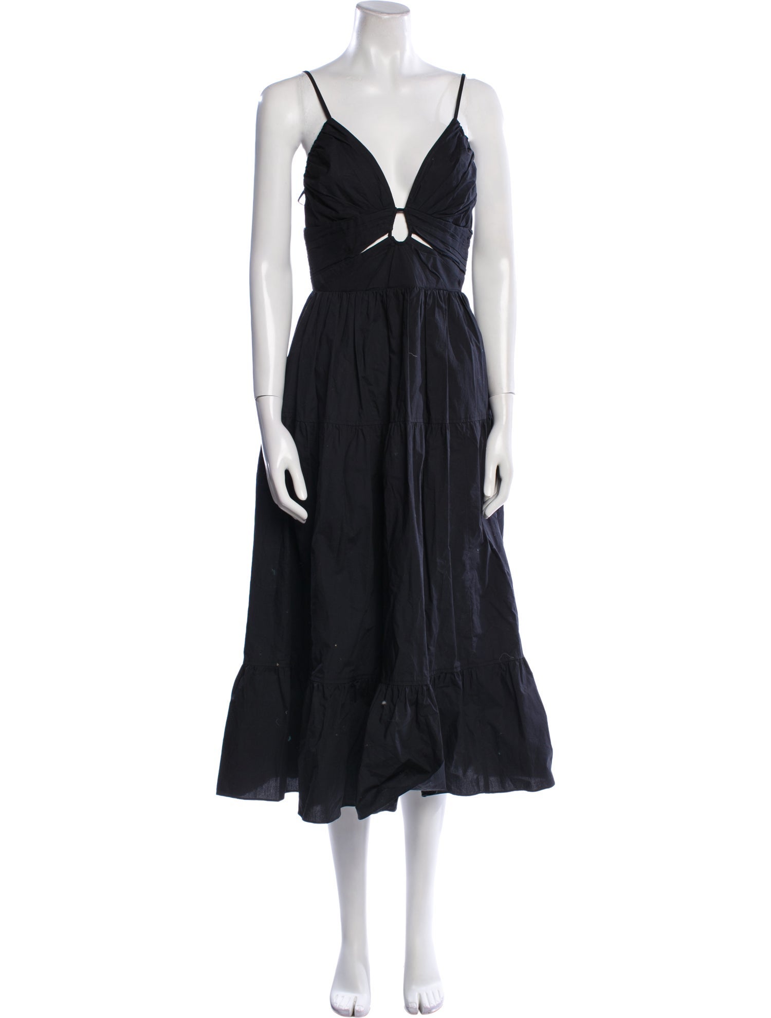 Ulla Johnson V-Neck Midi Length Dress