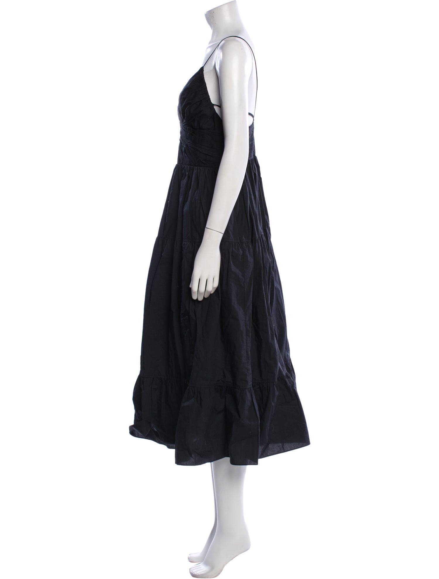 Ulla Johnson V-Neck Midi Length Dress