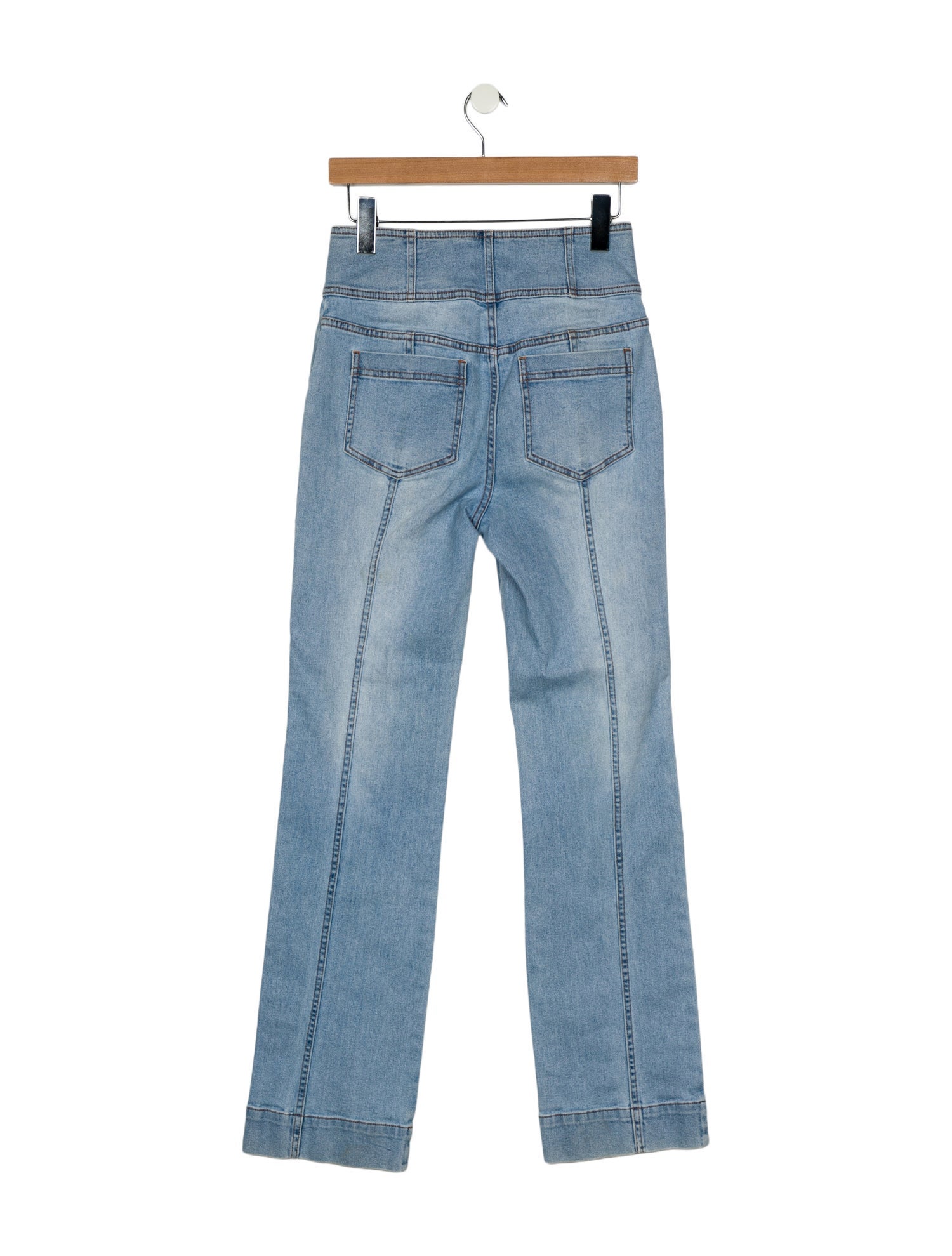 Ulla Johnson High-Rise Straight Leg Jeans