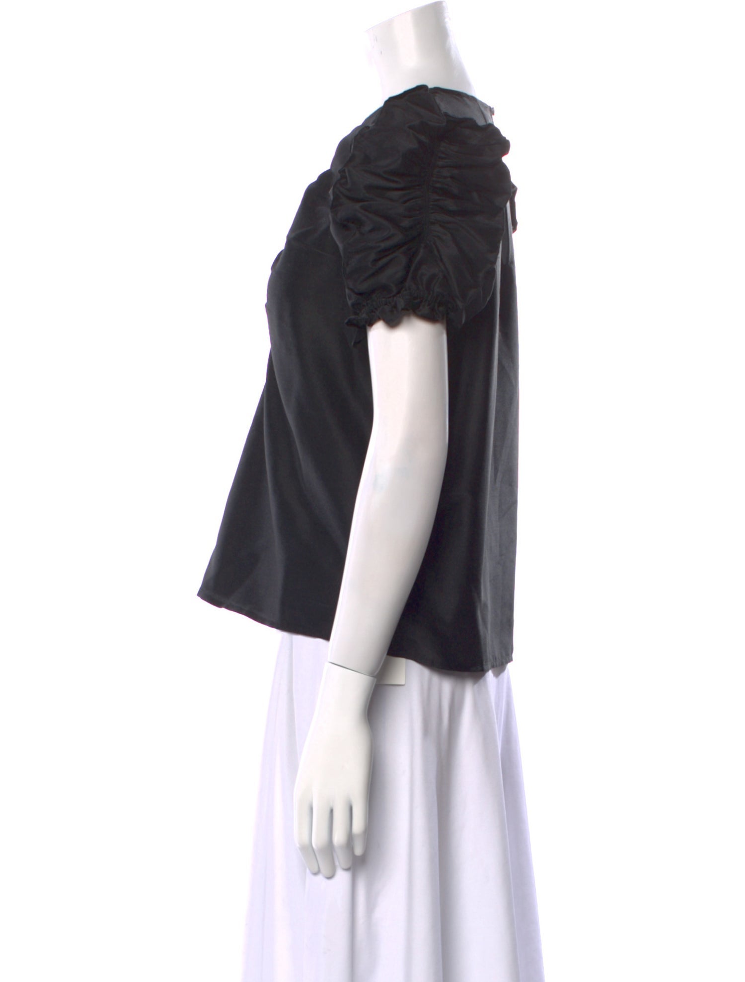 Ulla Johnson V-Neck Short Sleeve Blouse