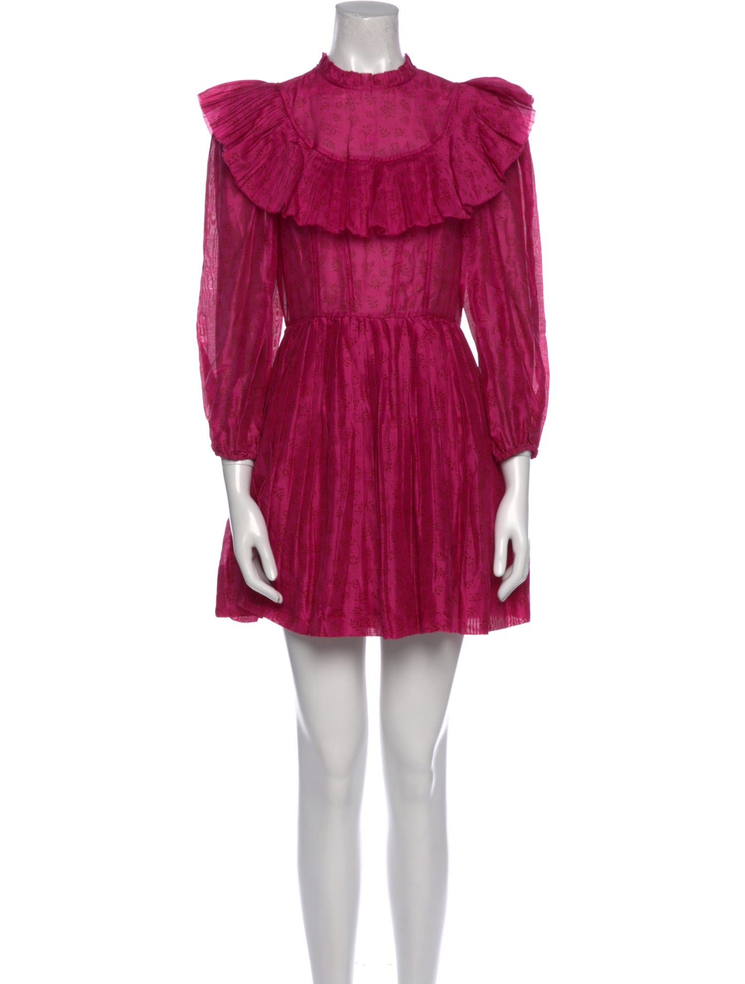 Ulla Johnson Crew Neck Mini Dress