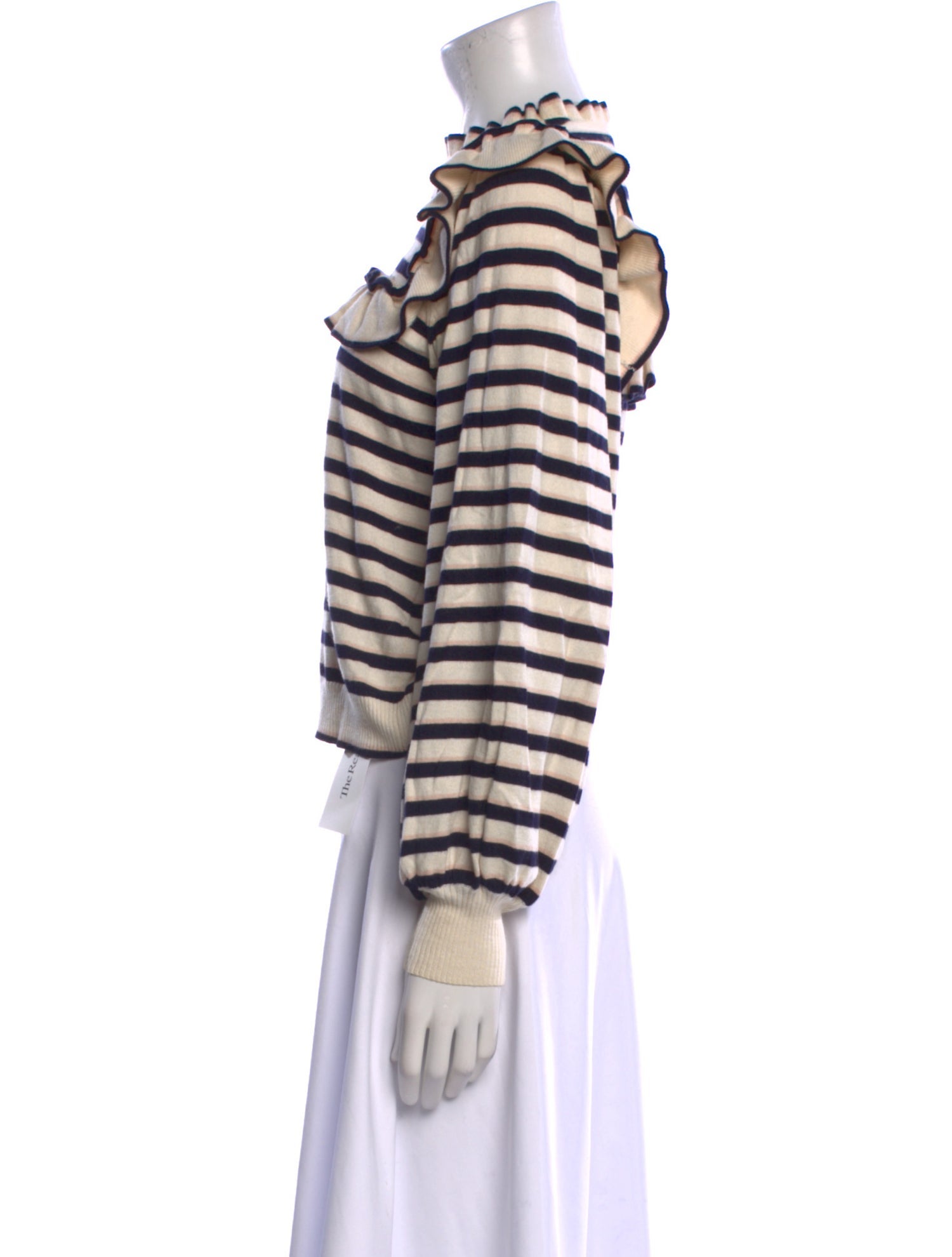 Ulla Johnson Striped Mock Neck Sweater