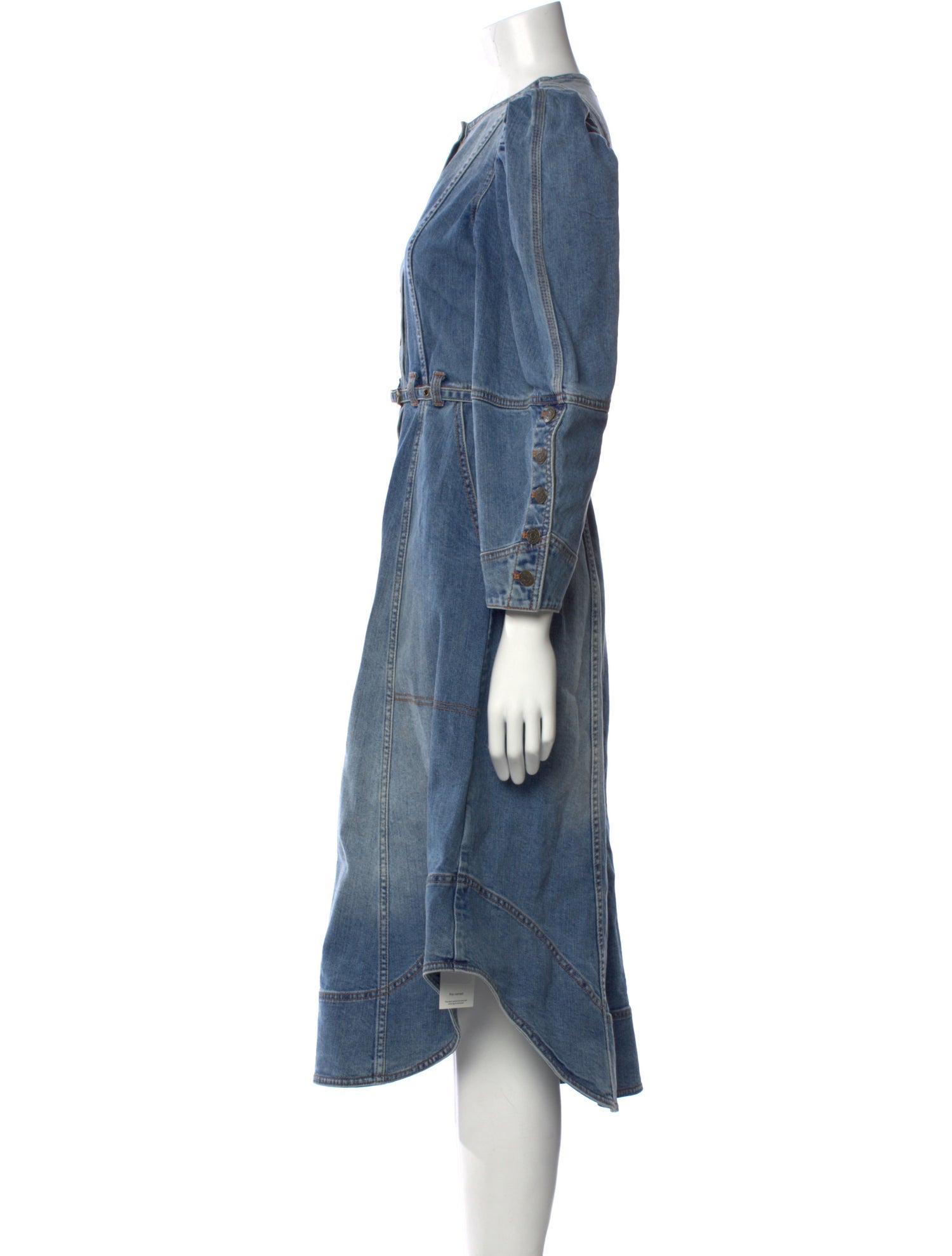 Ulla Johnson Crew Neck Midi Length Dress