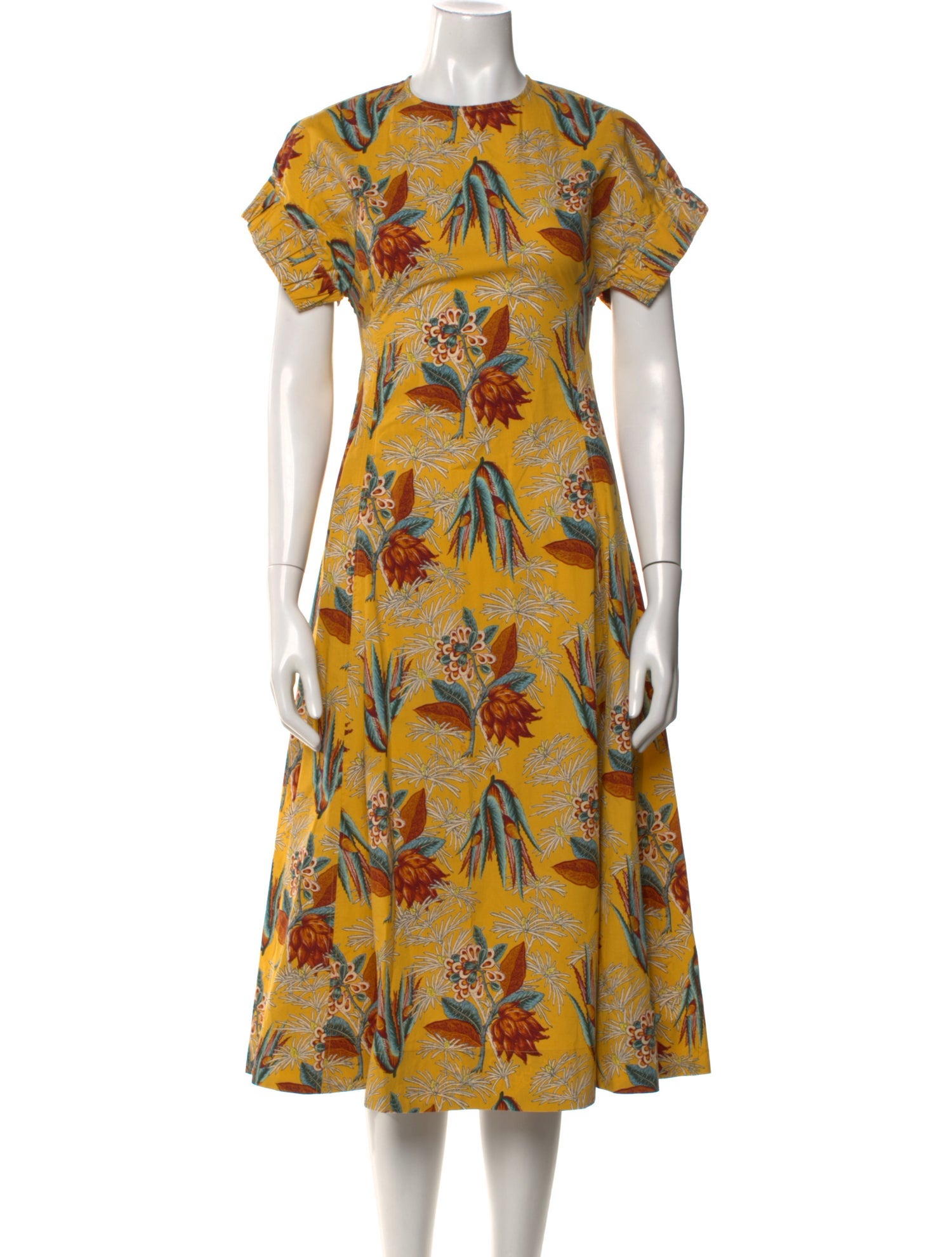 Ulla Johnson Printed Midi Length Dress w/ Tags