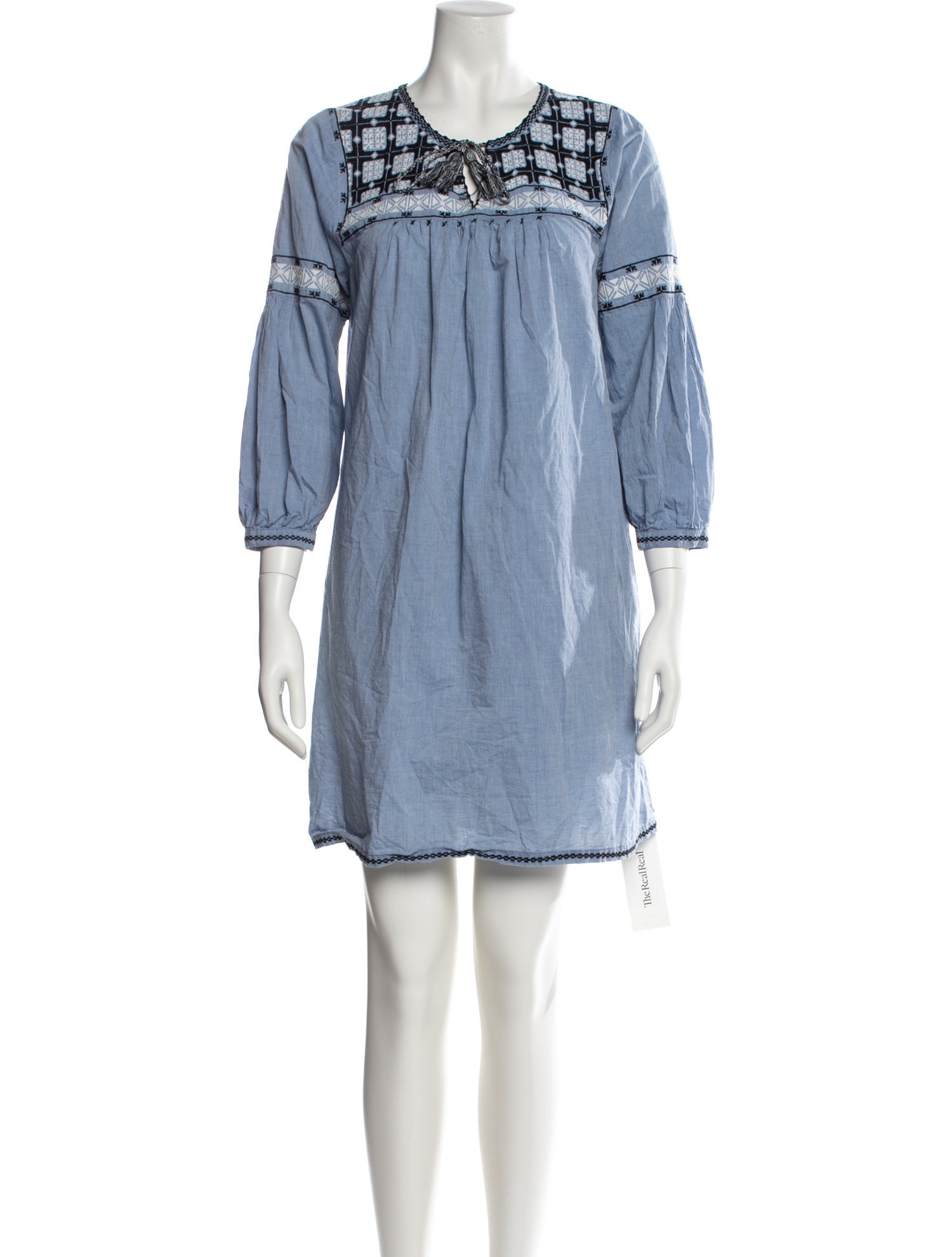 Ulla Johnson Crew Neck Mini Dress
