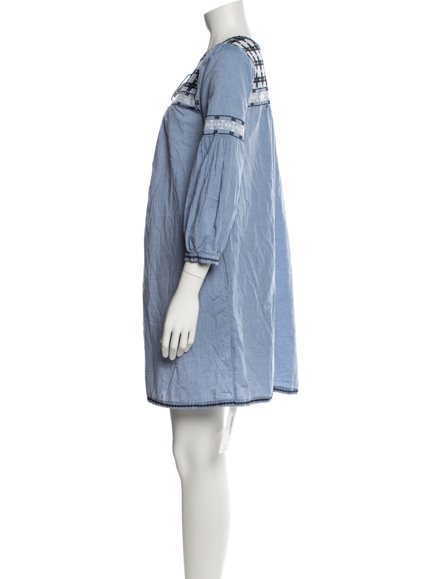 Ulla Johnson Crew Neck Mini Dress