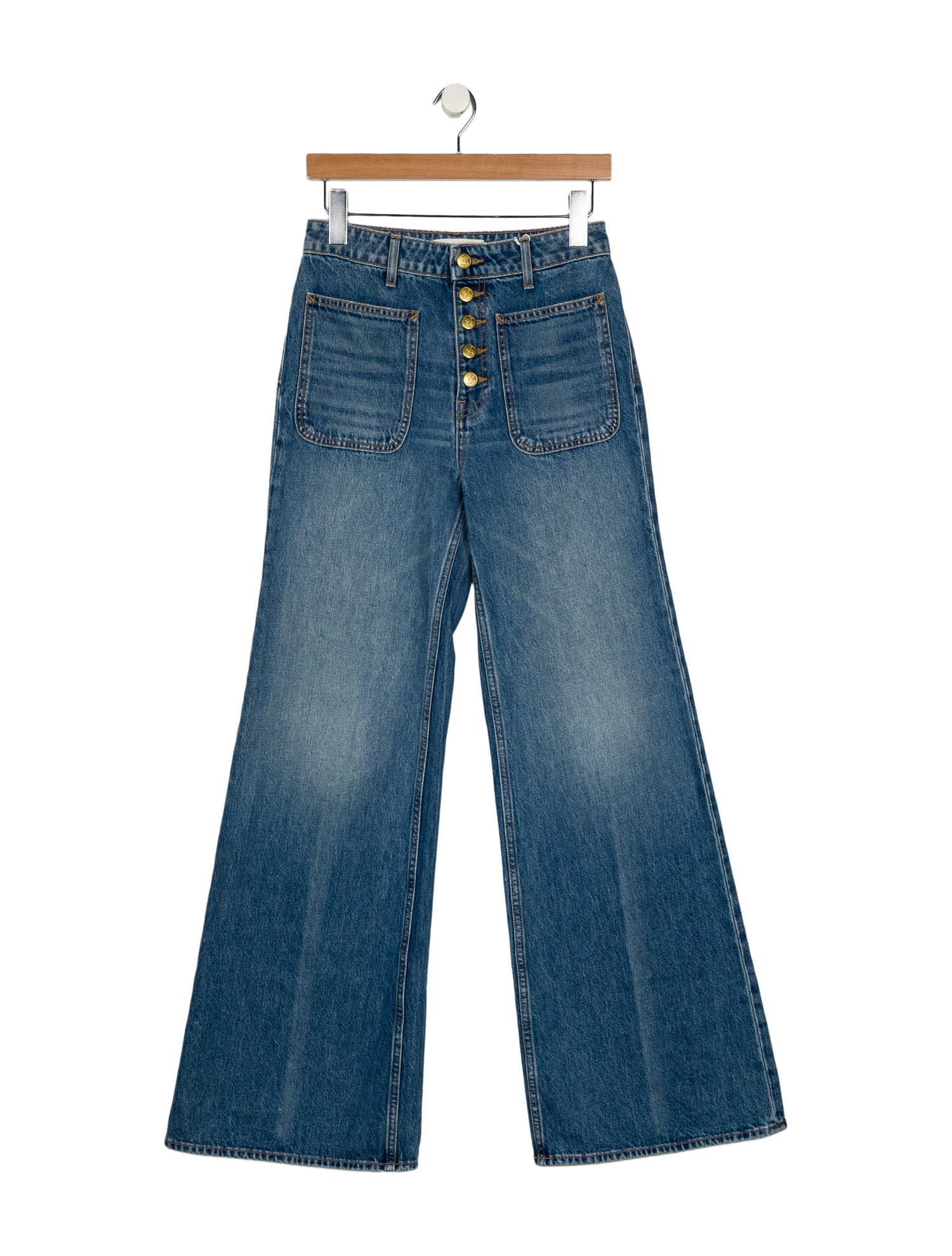 Ulla Johnson Mid-Rise Wide Leg Jeans w/ Tags