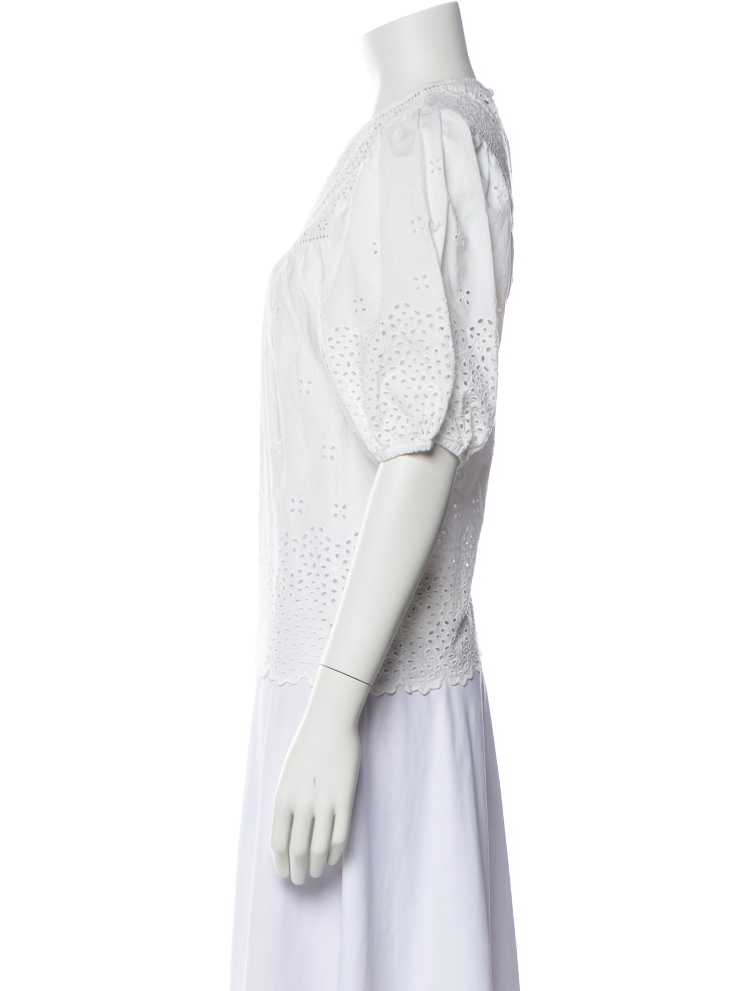 Ulla Johnson V-Neck Long Sleeve Top