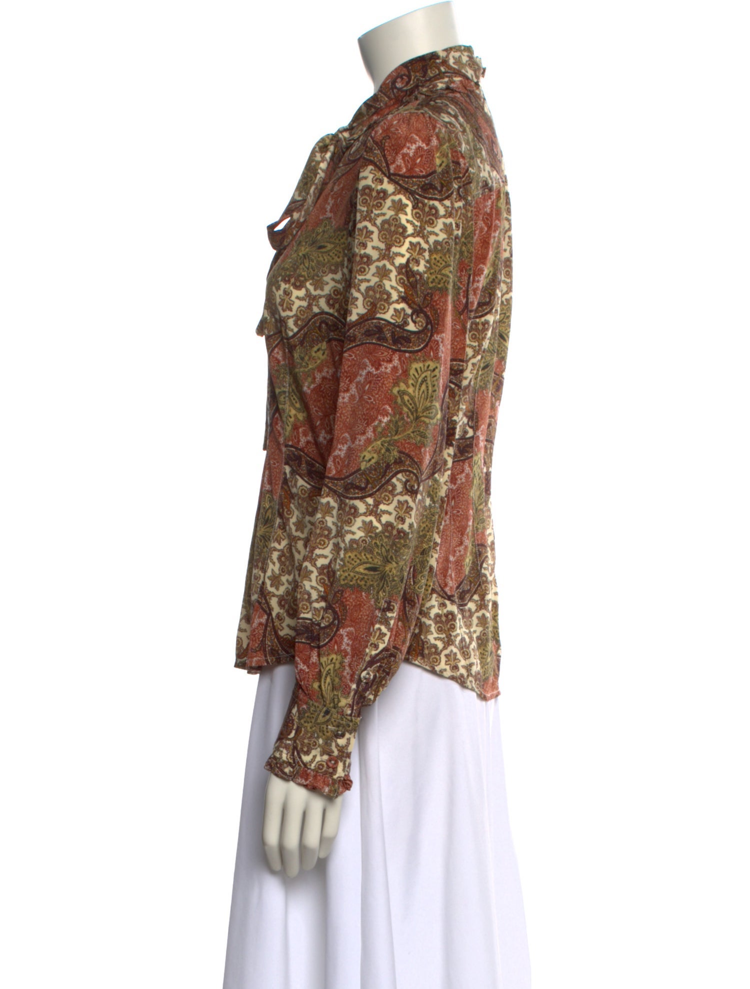 Ulla Johnson Silk Floral Print Blouse