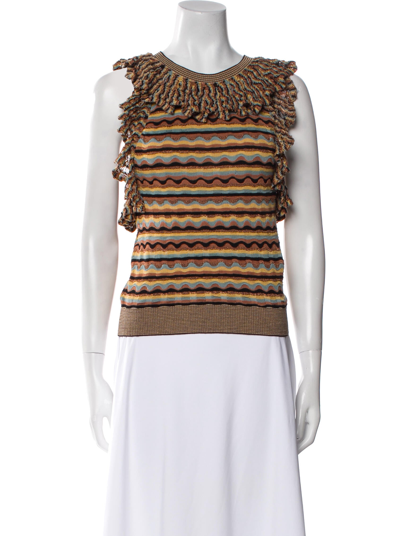 Ulla Johnson Striped Crew Neck Top