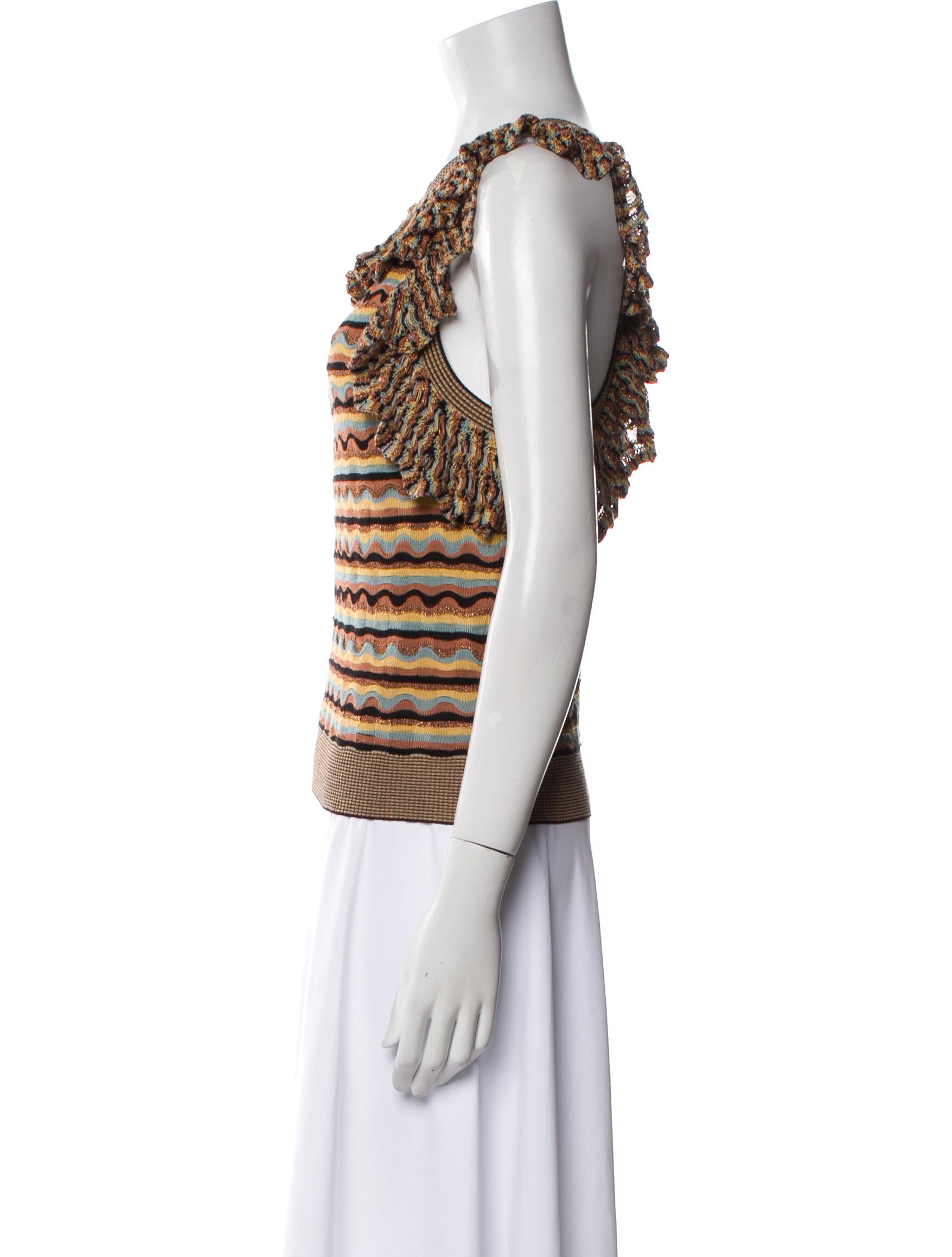 Ulla Johnson Striped Crew Neck Top