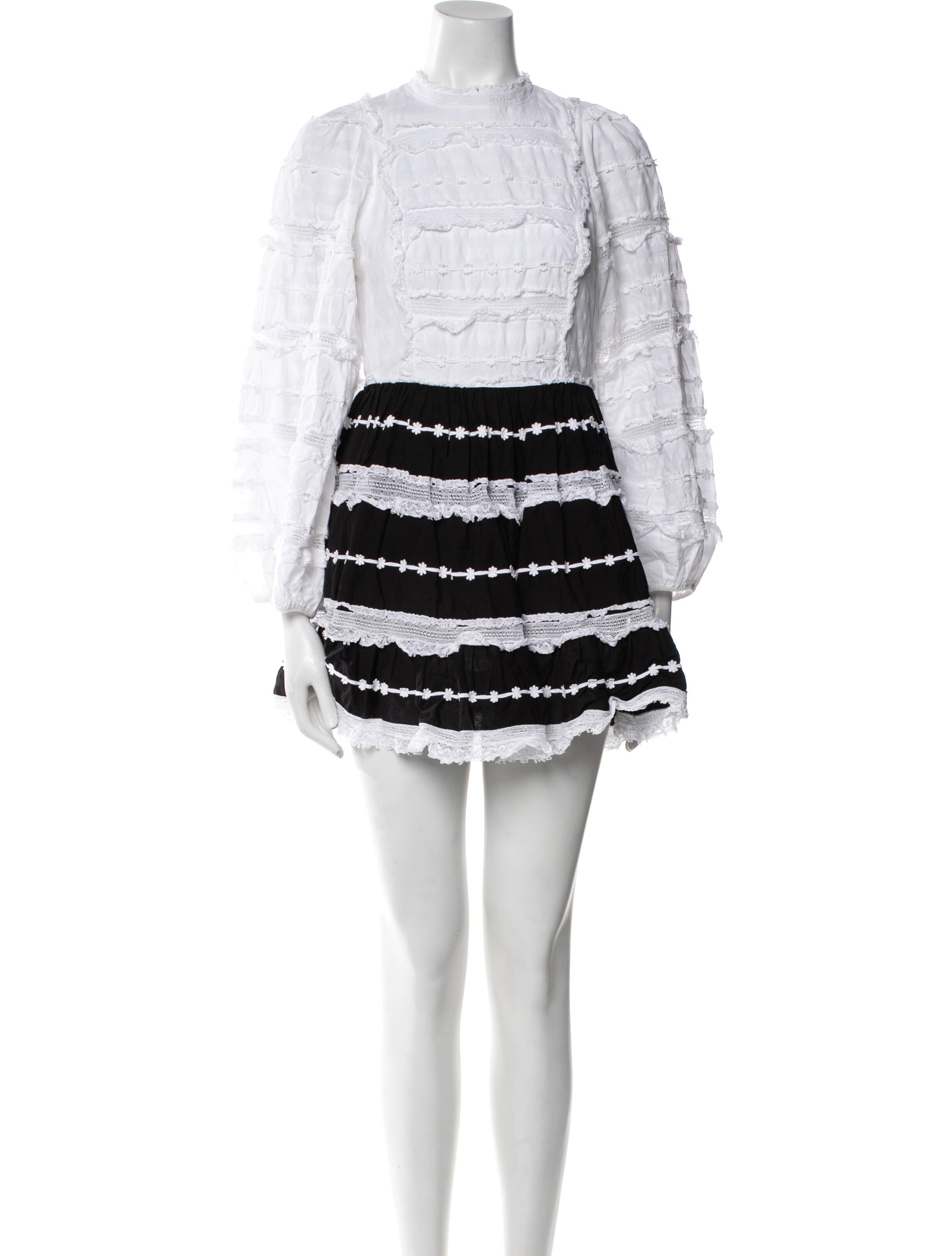 Ulla Johnson Striped Mini Dress