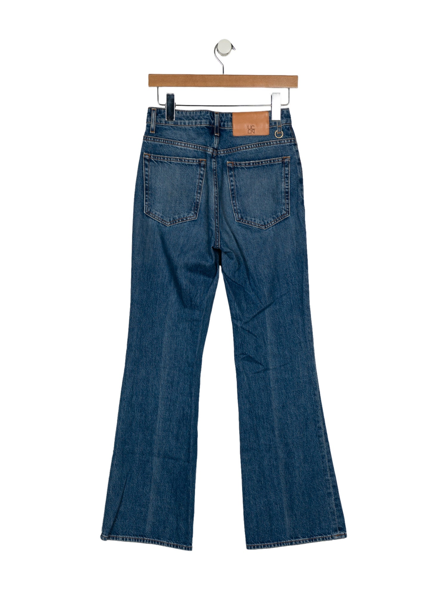 Ulla Johnson Mid-Rise Wide Leg Jeans