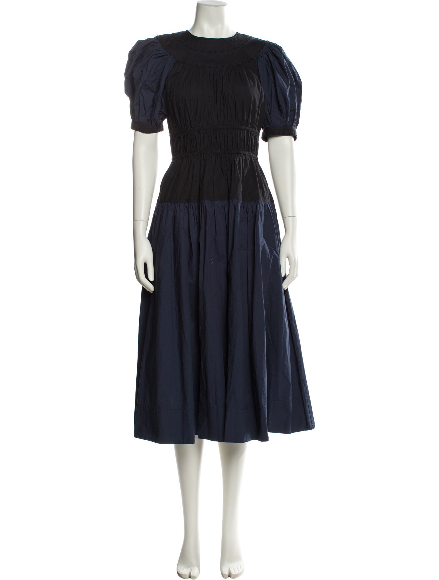 Ulla Johnson Crew Neck Midi Length Dress