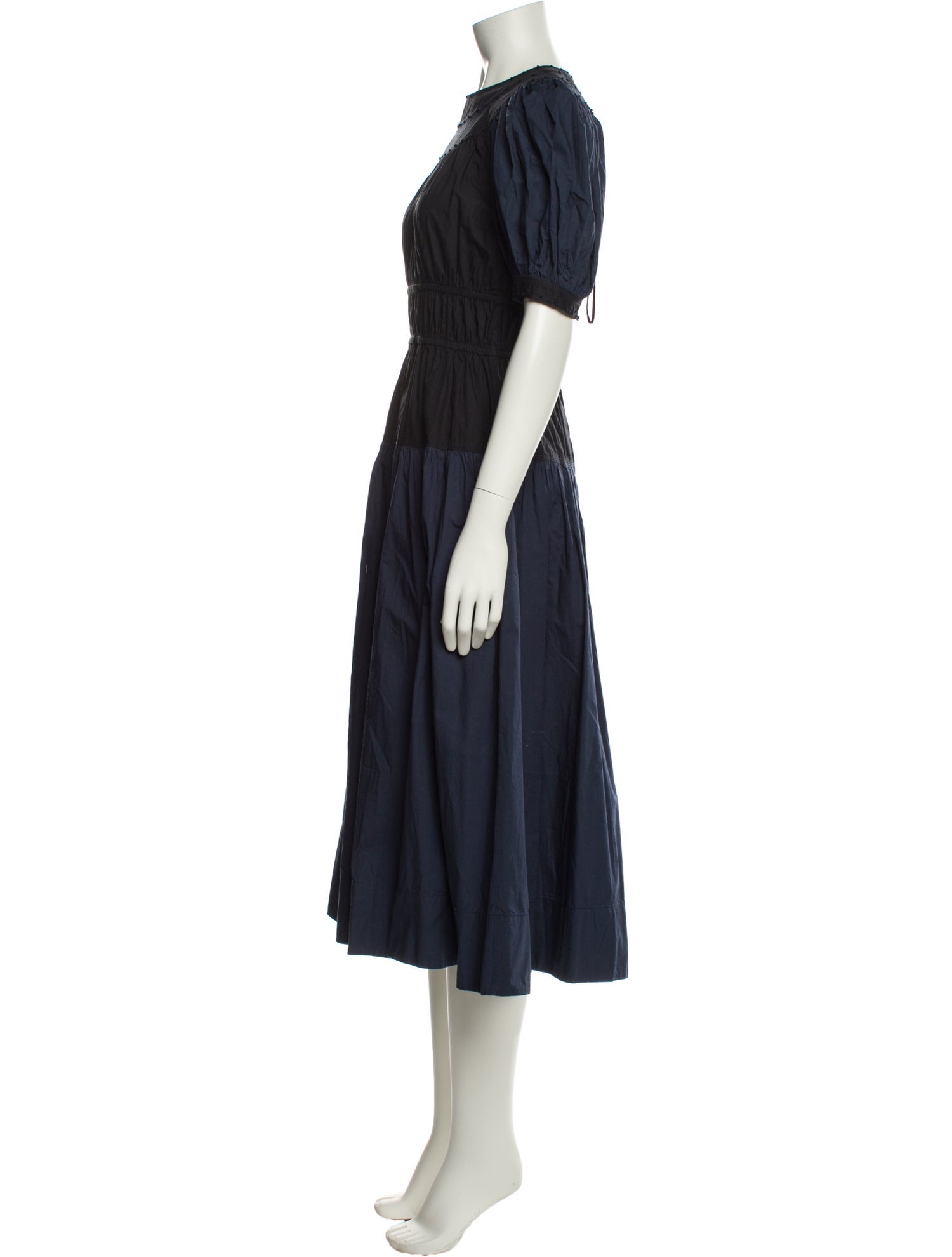 Ulla Johnson Crew Neck Midi Length Dress