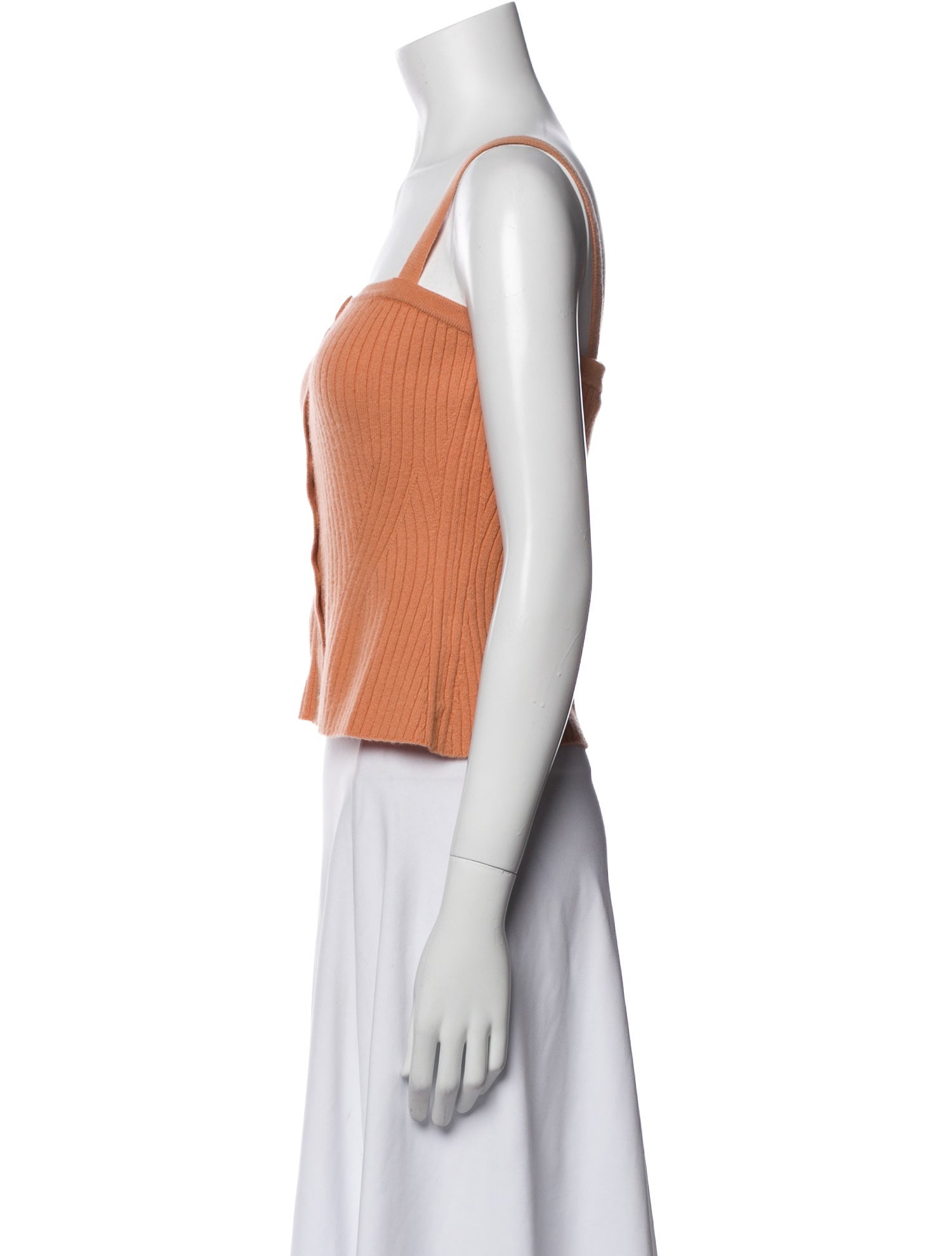 Ulla Johnson Wool Square Neckline Crop Top
