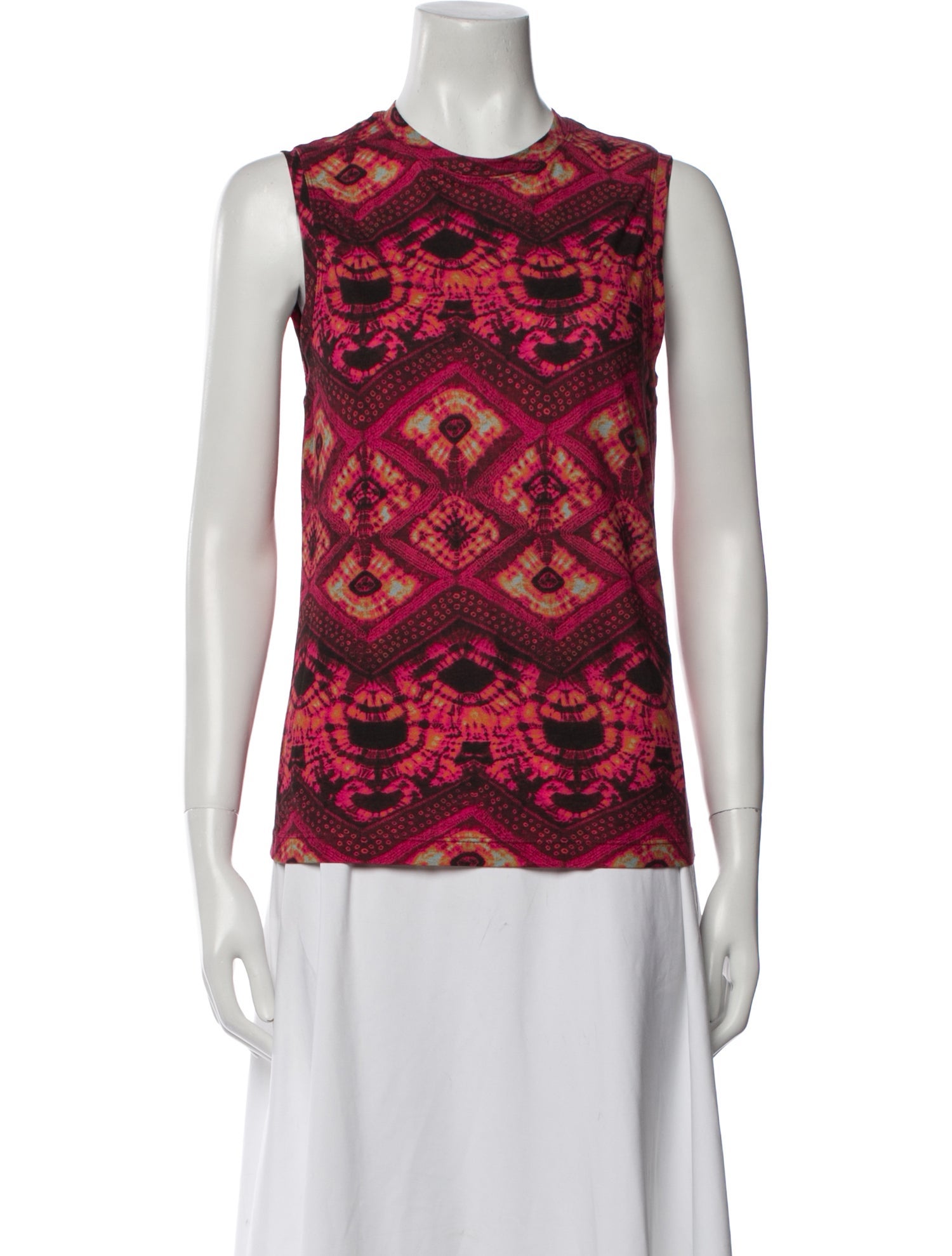 Ulla Johnson Printed Crew Neck Top w/ Tags