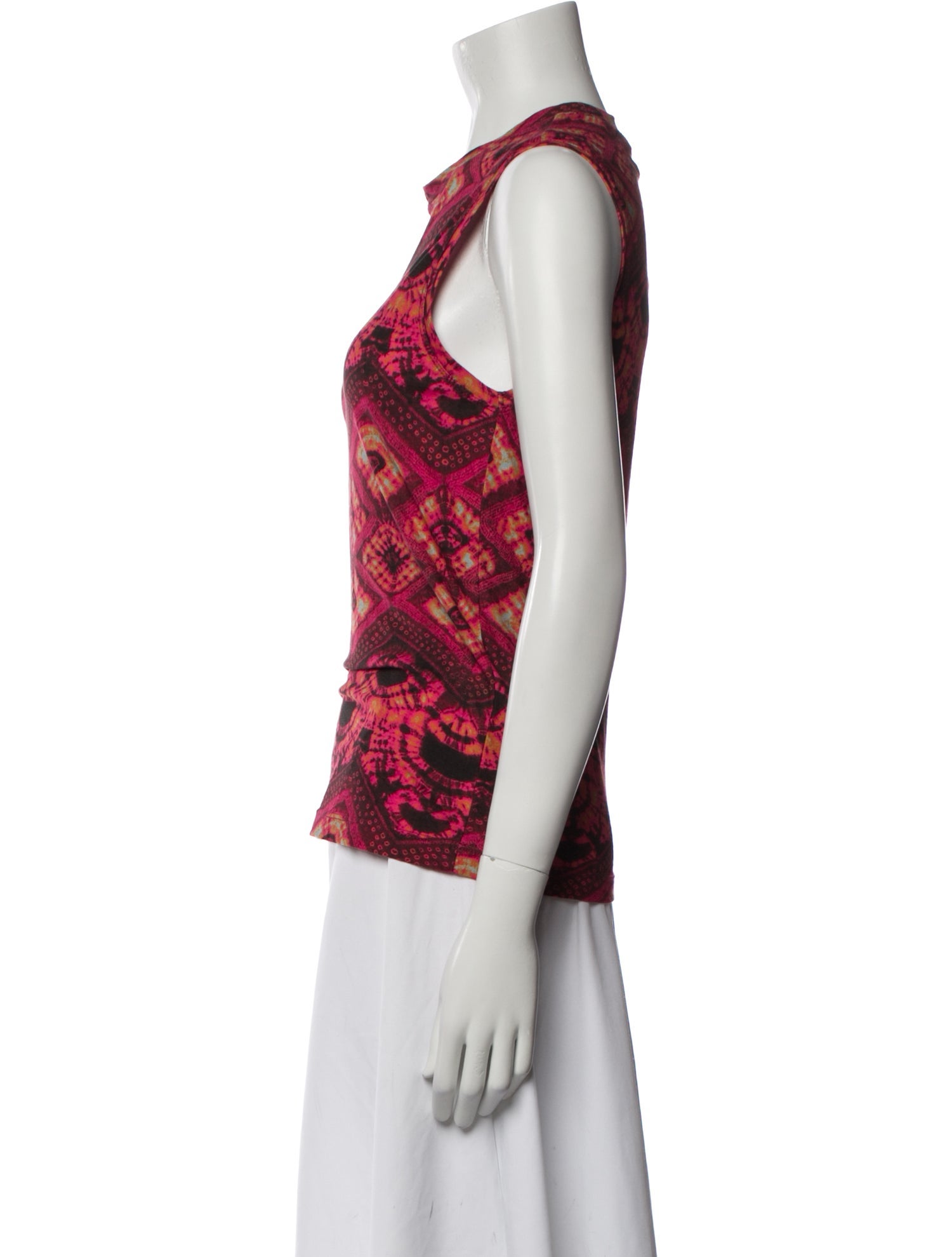 Ulla Johnson Printed Crew Neck Top w/ Tags