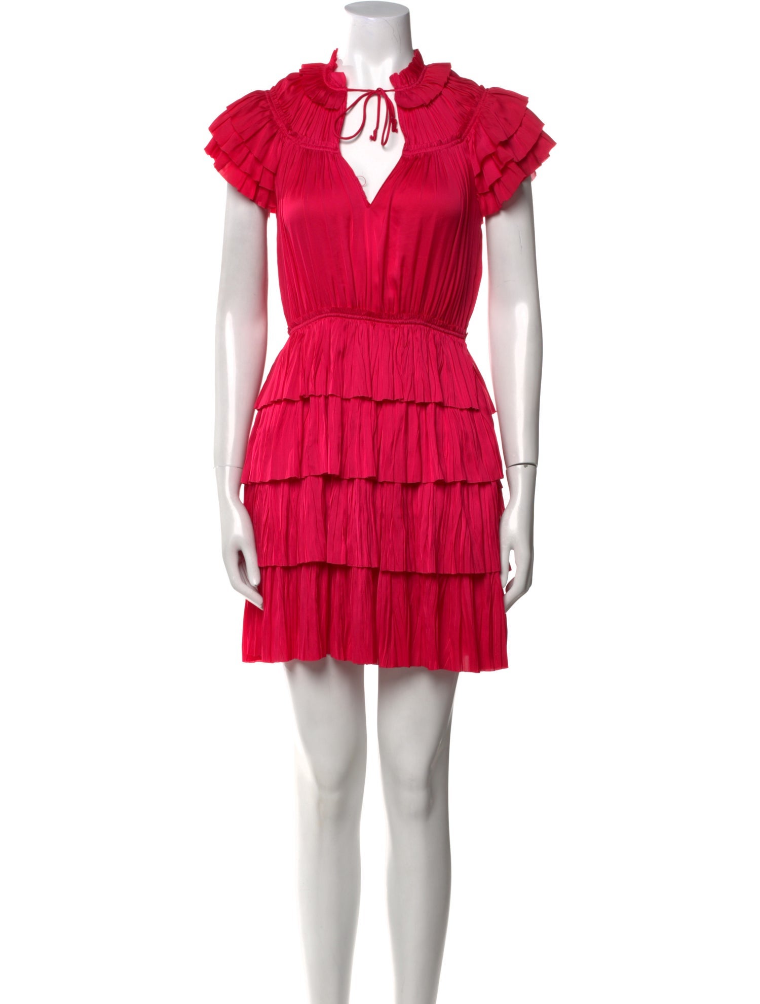 Ulla Johnson Mock Neck Mini Dress