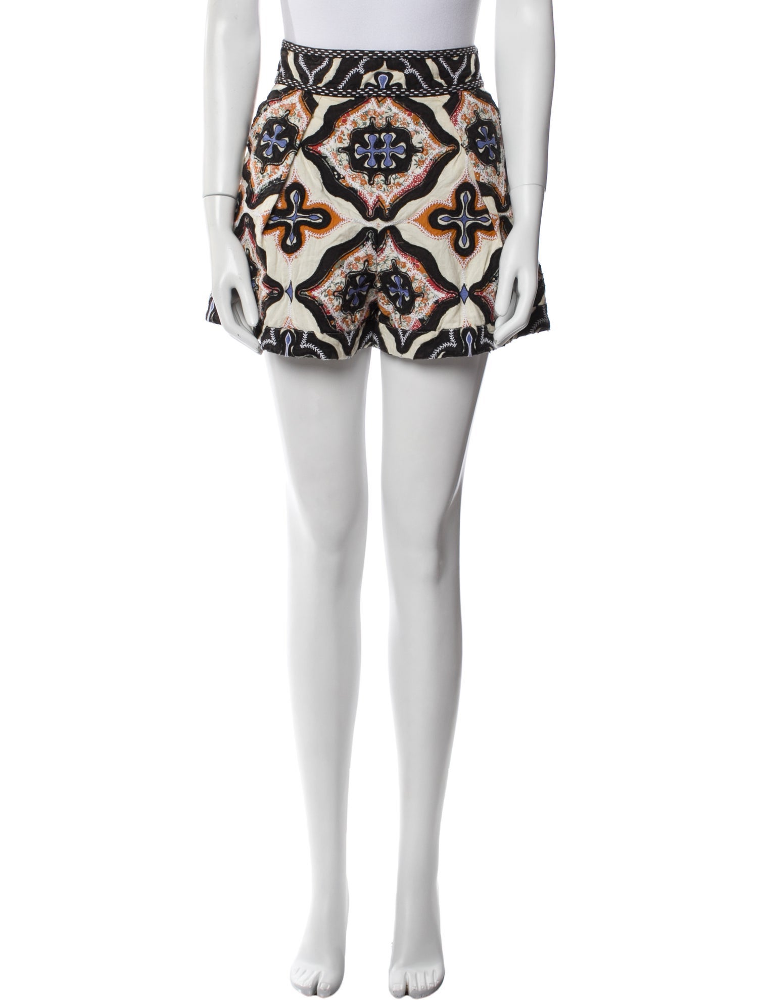 Ulla Johnson Printed Mini Shorts